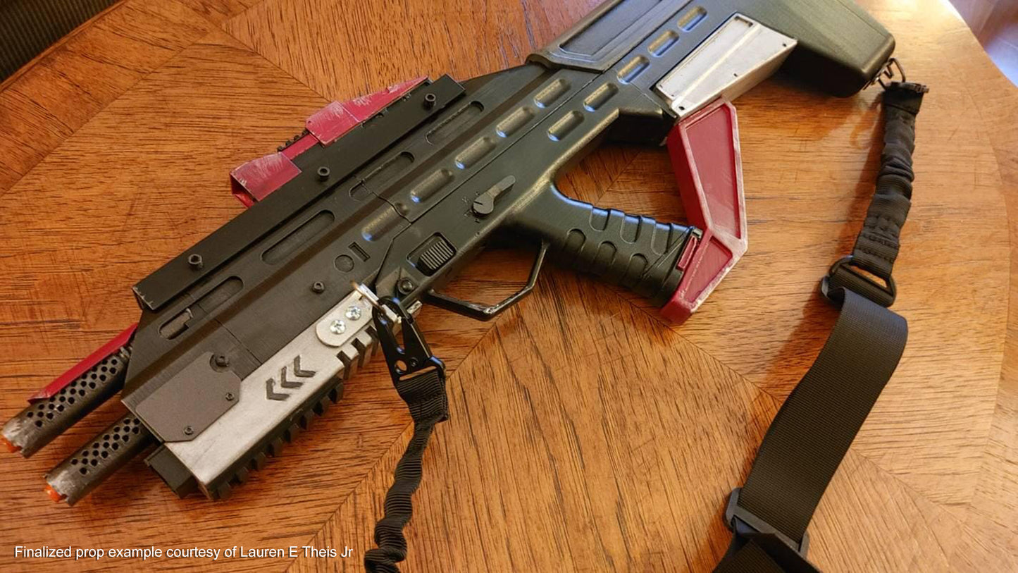 The Expanse Martian Assault Rifle Cosplay Blaster Prop Replica Weapon - by DreamOfProps