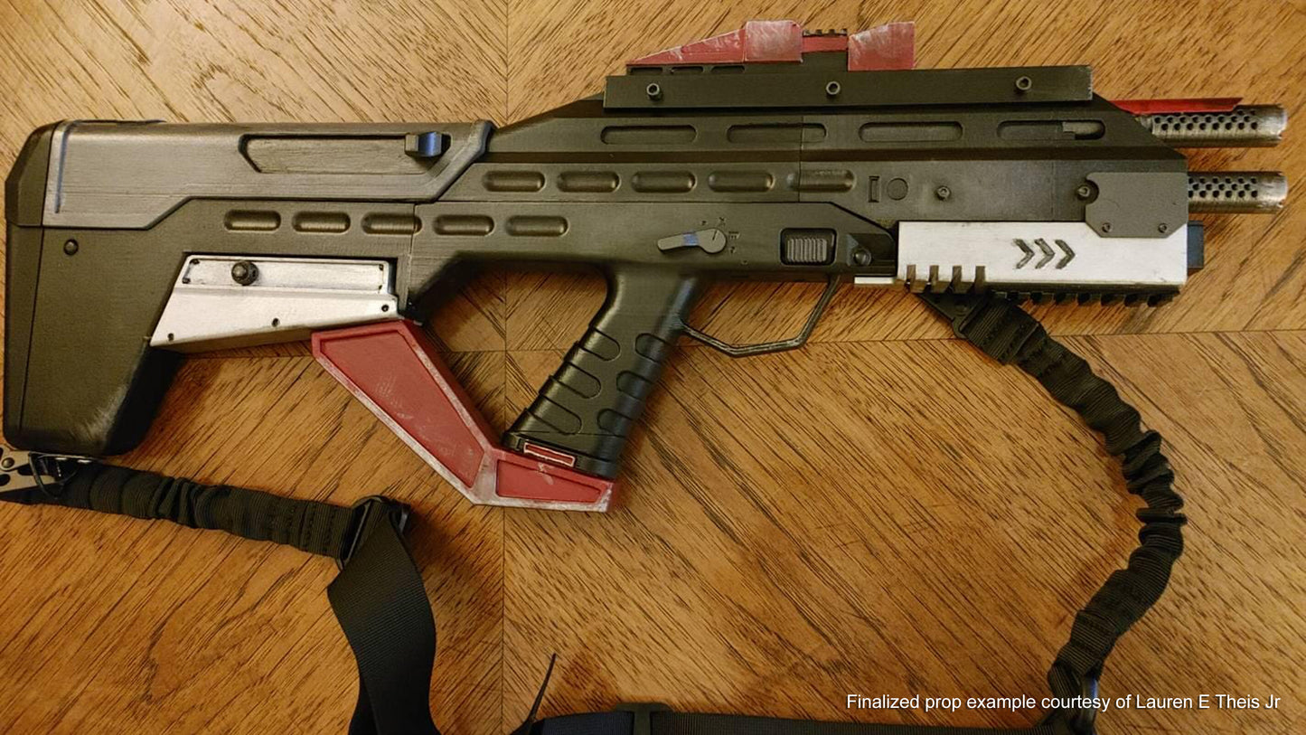 The Expanse Martian Assault Rifle Cosplay Blaster Prop Replica Weapon - by DreamOfProps