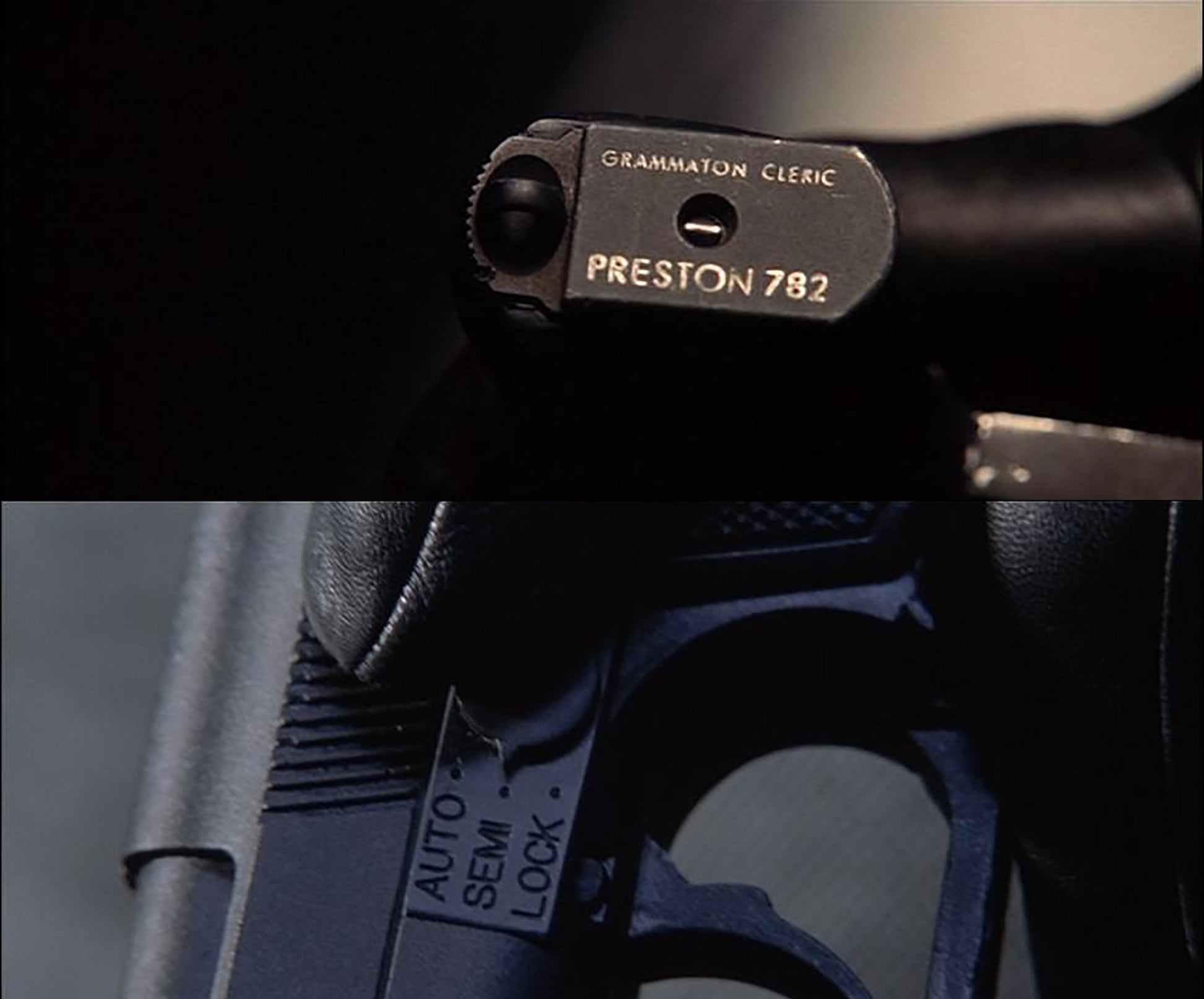 Equilibrium Cleric Grammaton Preston Gun Cosplay Prop Replica Pistol Beretta 92FS - by buissonland