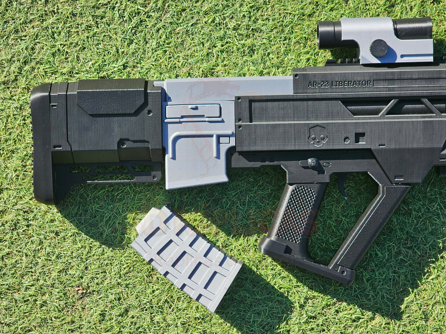 AR-23 Liberator Assault Rifle Gun Prop Replica Blaster SMG Helldivers Cosplay