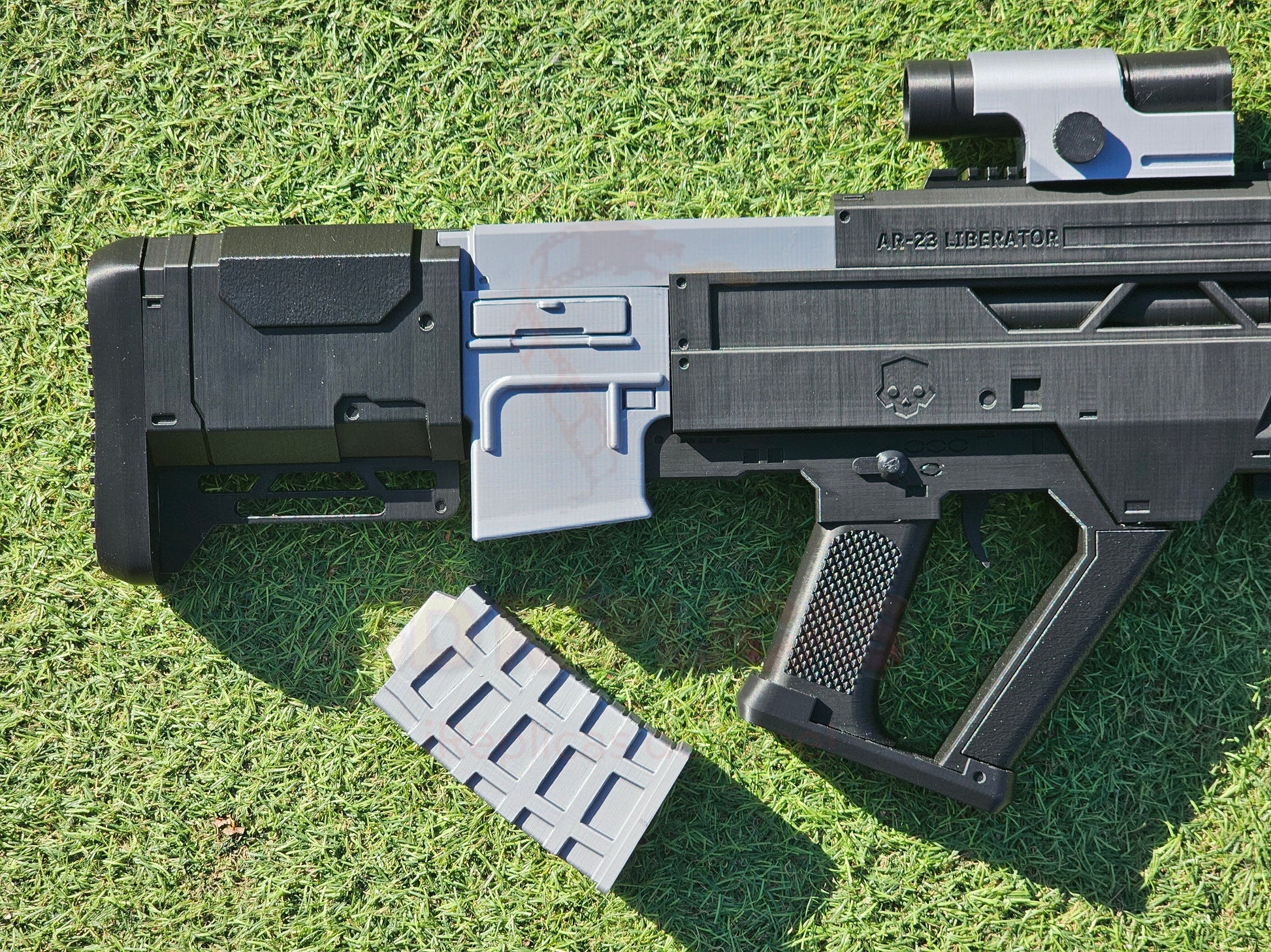 AR-23 Liberator Assault Rifle Gun Prop Replica Blaster SMG Helldivers Cosplay