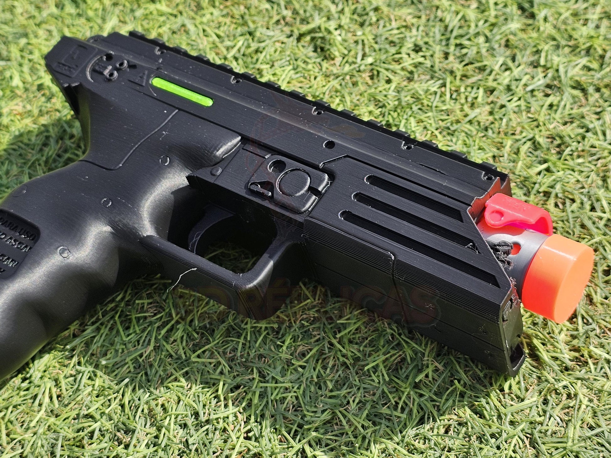 Elysium Asgari Pistol Prop Replica Gun for Cosplay - by buissonland