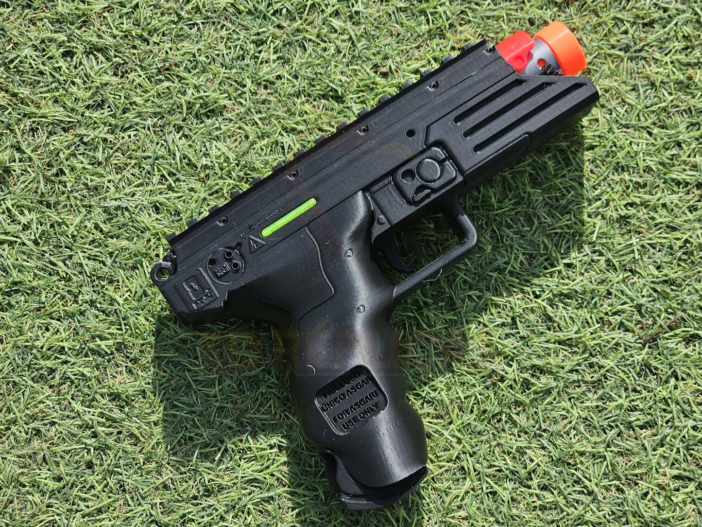 Elysium Asgari Pistol Prop Replica Gun for Cosplay - by buissonland