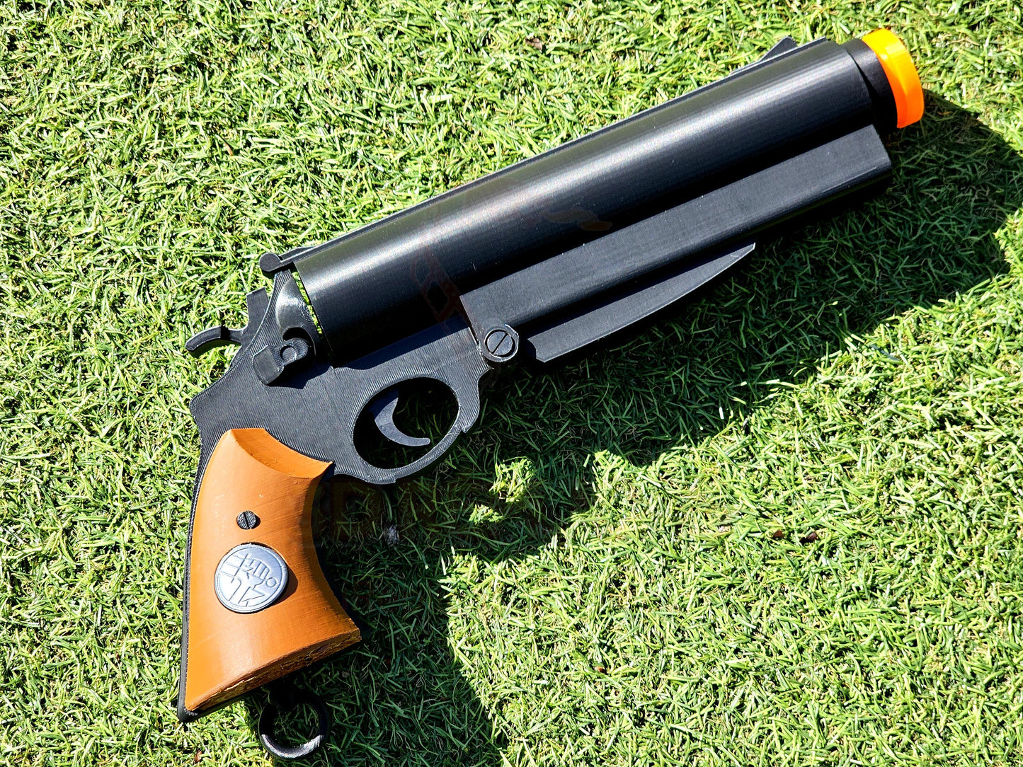 Hellboy Samaritan Gun Prop Replica Pistol Weapon Cosplay Mike Mignola