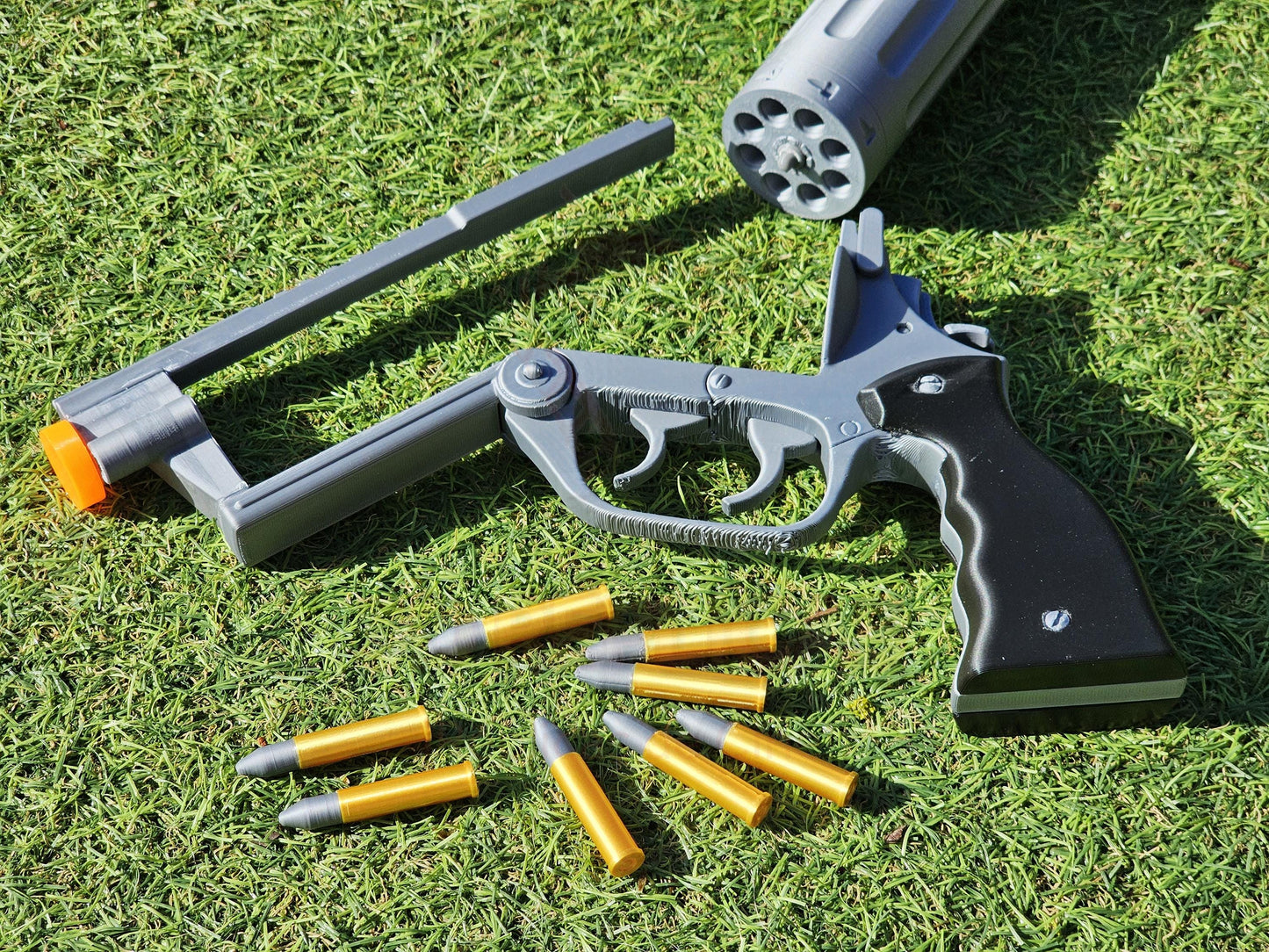 RIPD Revolver Nick Cruz (Ryan Reynolds) Gun Prop Replica Cosplay Deado Weapon