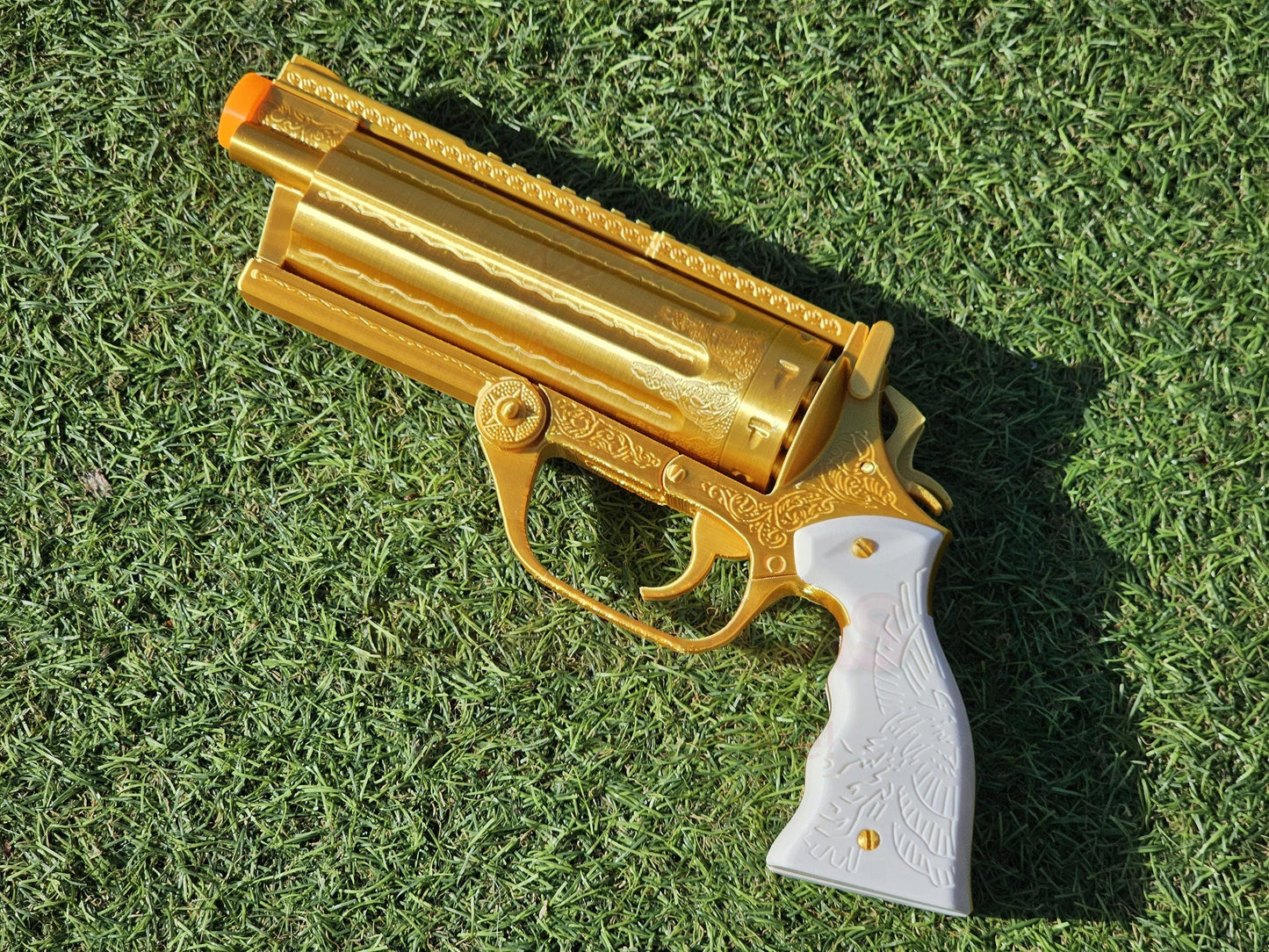 RIPD Revolver Roy Pulsipher (Jeff Bridges) Deado Gun Prop Replica Cosplay Weapon