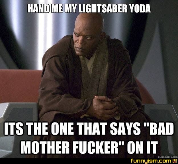 Mace Windu Lightsaber Espada Sable de Luz Star Wars Ep I Phantom Menace Amenaza Fantasma COSPLAY