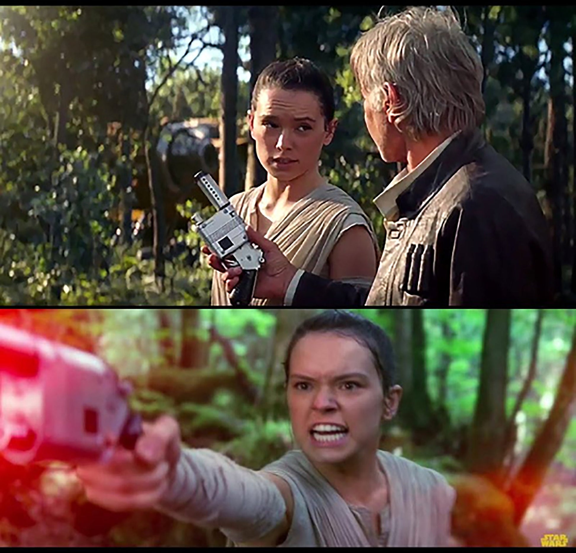 Star Wars Rey Blaster LPA NN-14 Pistol Gun Cosplay Prop Replica Episode VIII Force Awakens