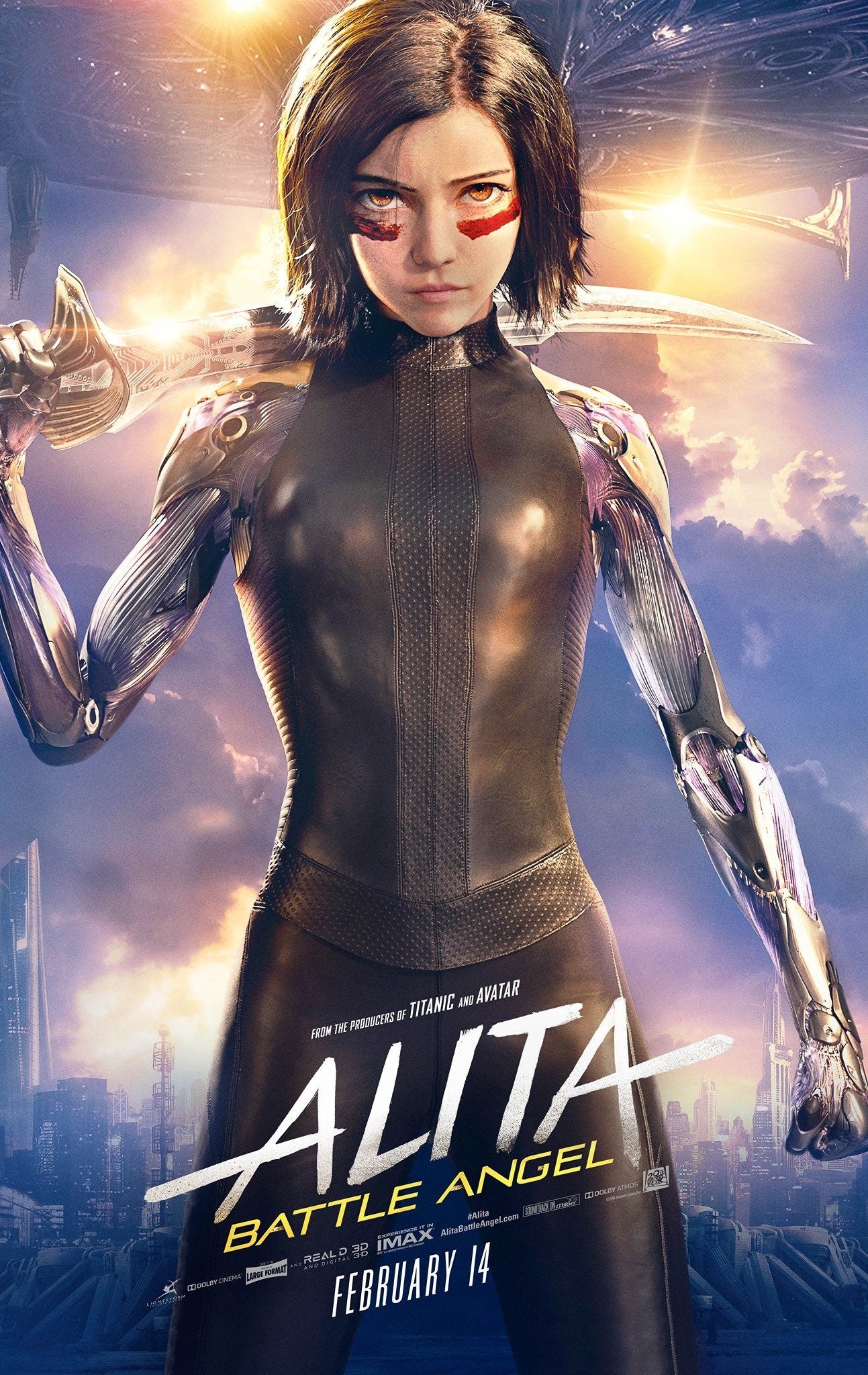 Alita Battle Angel Sword Cosplay Prop Replica