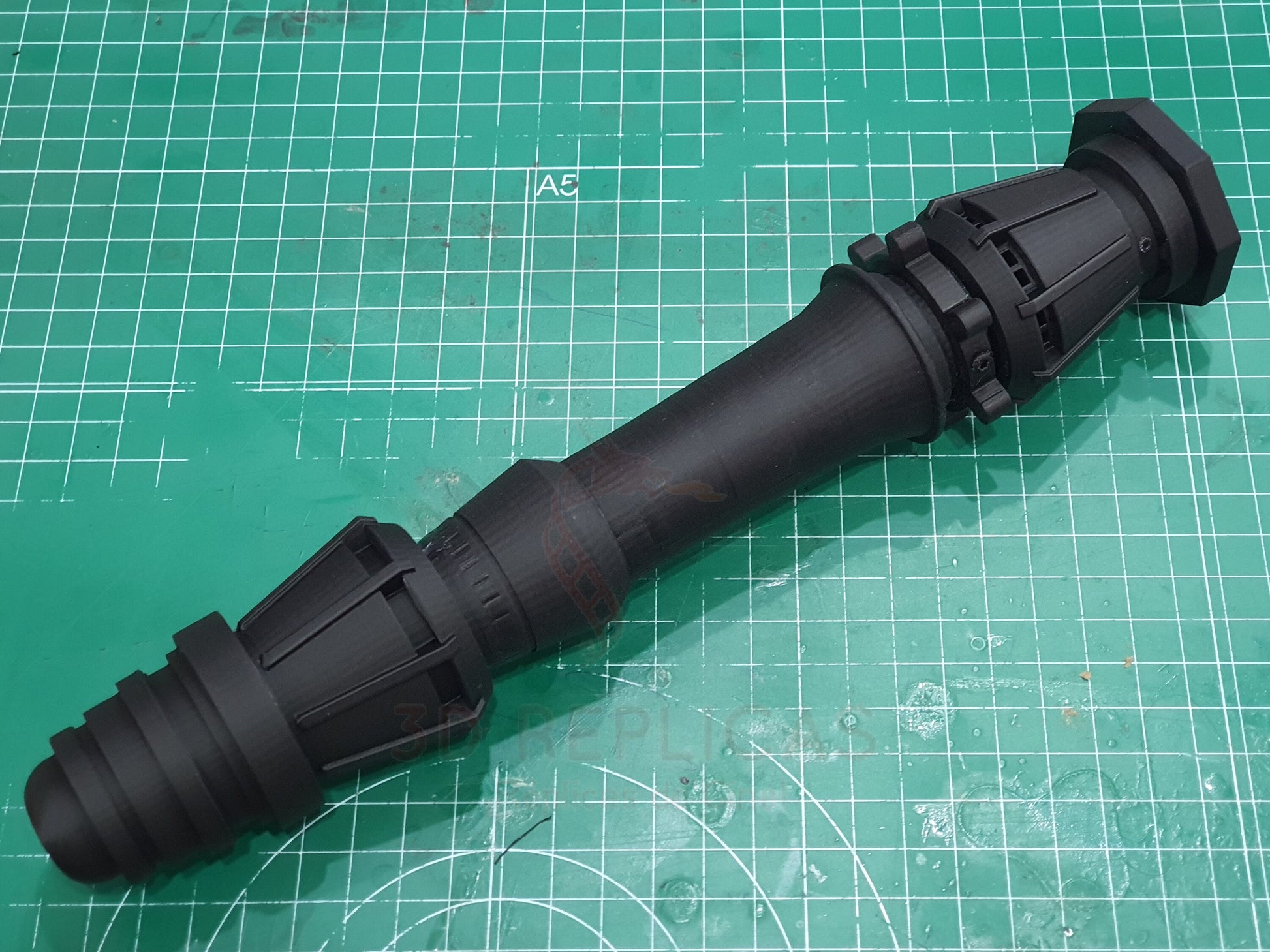 Star Wars Rey's Scavenger Lightsaber Rise of Skywalker Prop Replica Cosplay RoS