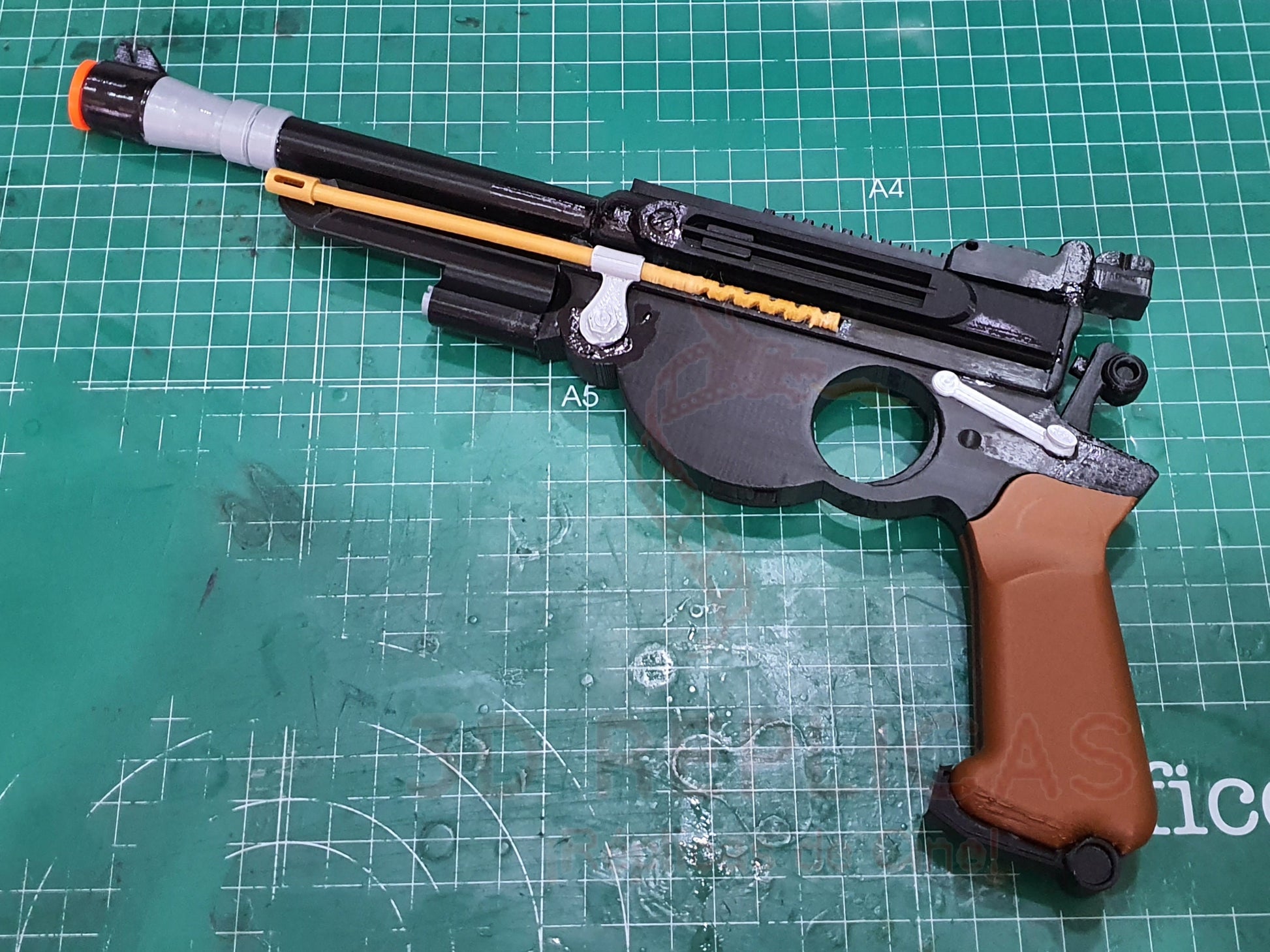 Star Wars The Mandalorian Blaster Din Djarin Pistol  Cosplay Prop Replica Gun Pedro Pascal 2020 MORE ACCURATE VERSION!