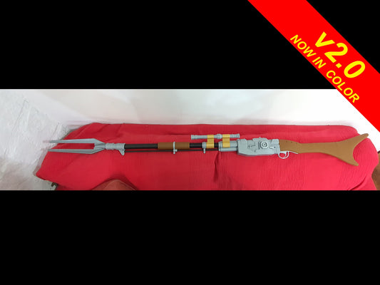Star Wars The Mandalorian Amban Phase-Pulse Rifle Din Djarin Sniper Blaster Cosplay Prop Replica Gun Pedro Pascal