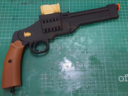 Star Wars The Mandalorian The Marshal Blaster Cobb Vanth Pistol Timothy Olyphant Cosplay Prop Replica Gun - by buissonland
