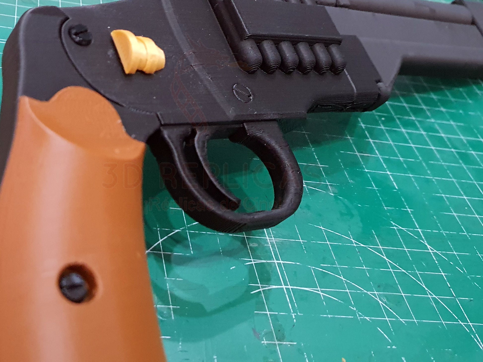 Star Wars The Mandalorian The Marshal Blaster Cobb Vanth Pistol Timothy Olyphant Cosplay Prop Replica Gun - by buissonland