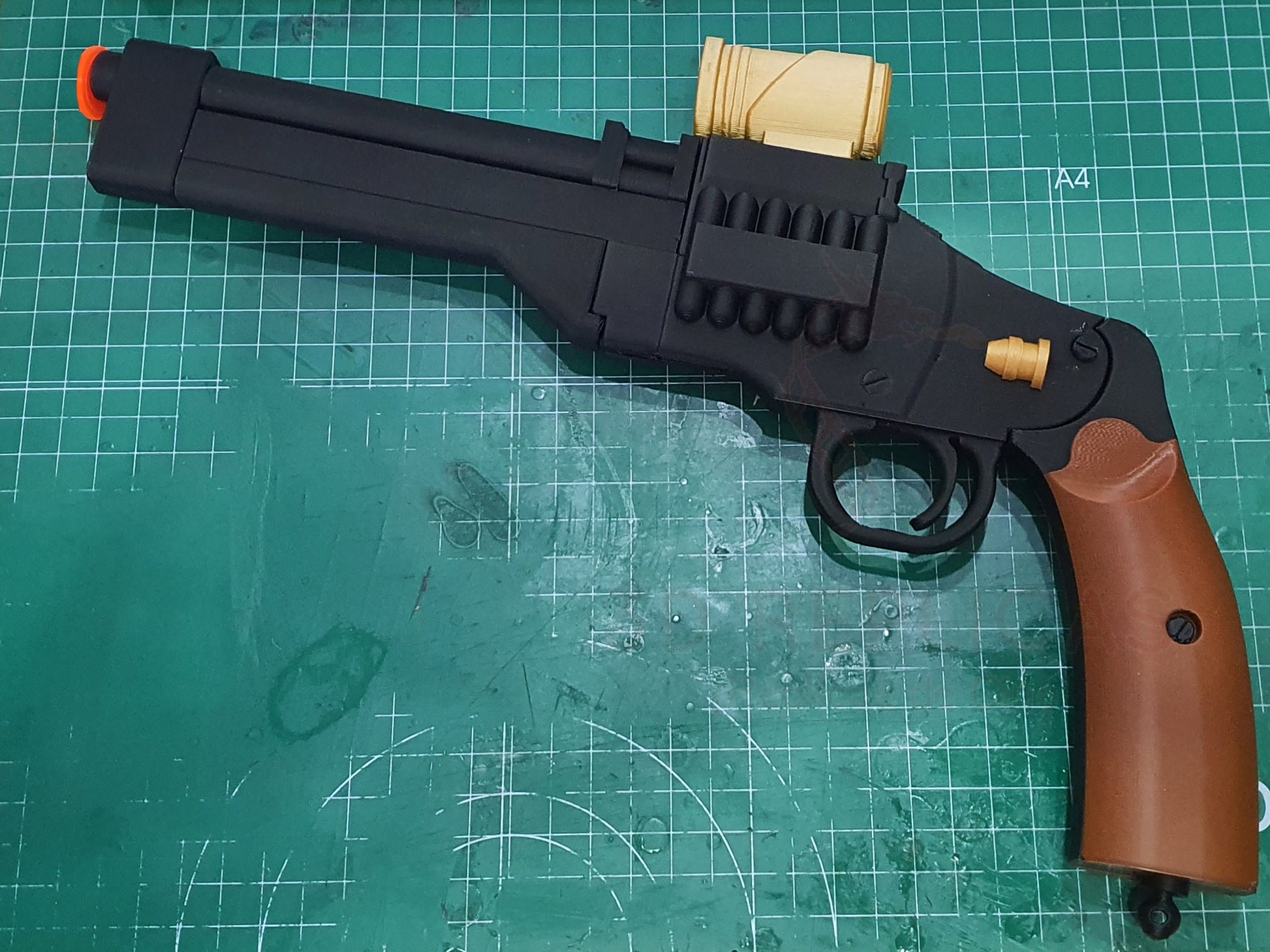 Star Wars The Mandalorian The Marshal Blaster Cobb Vanth Pistol Timothy Olyphant Cosplay Prop Replica Gun - by buissonland