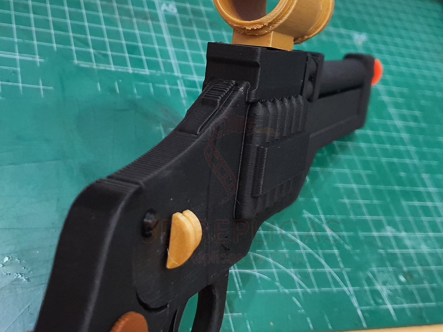 Star Wars The Mandalorian The Marshal Blaster Cobb Vanth Pistol Timothy Olyphant Cosplay Prop Replica Gun - by buissonland