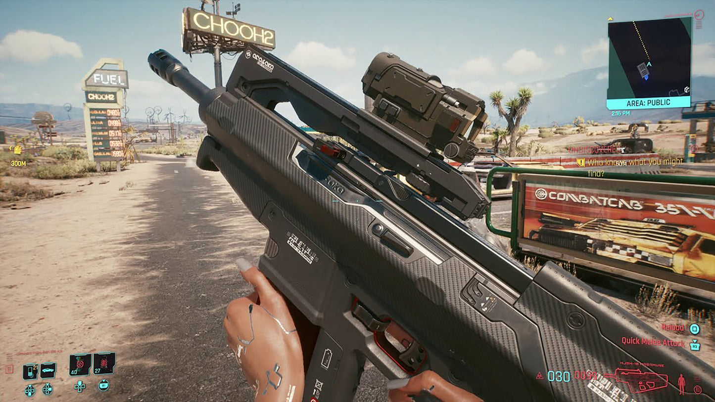 Cyberpunk 2077 Arasaka HJSH-18 Masamune Assault Rifle Prop Replica Gun Weapon - by buissonland