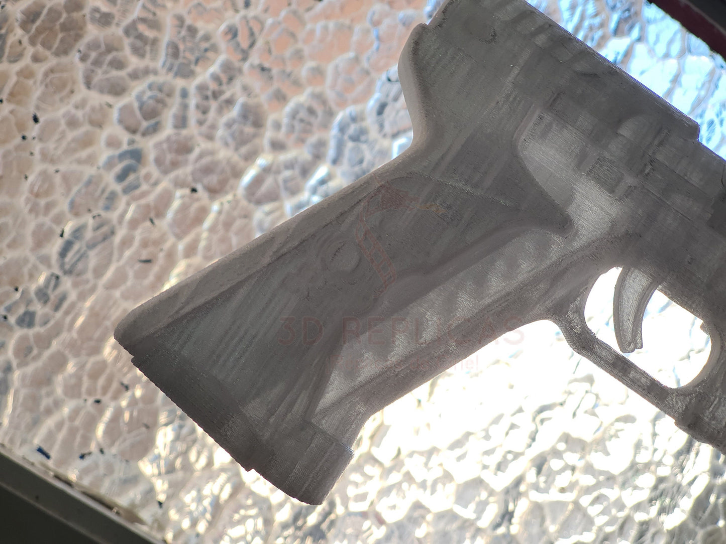 Ghost in the Shell Major's Thermoptic Pistol Blaster Gun Cosplay Prop Replica - CLEAR