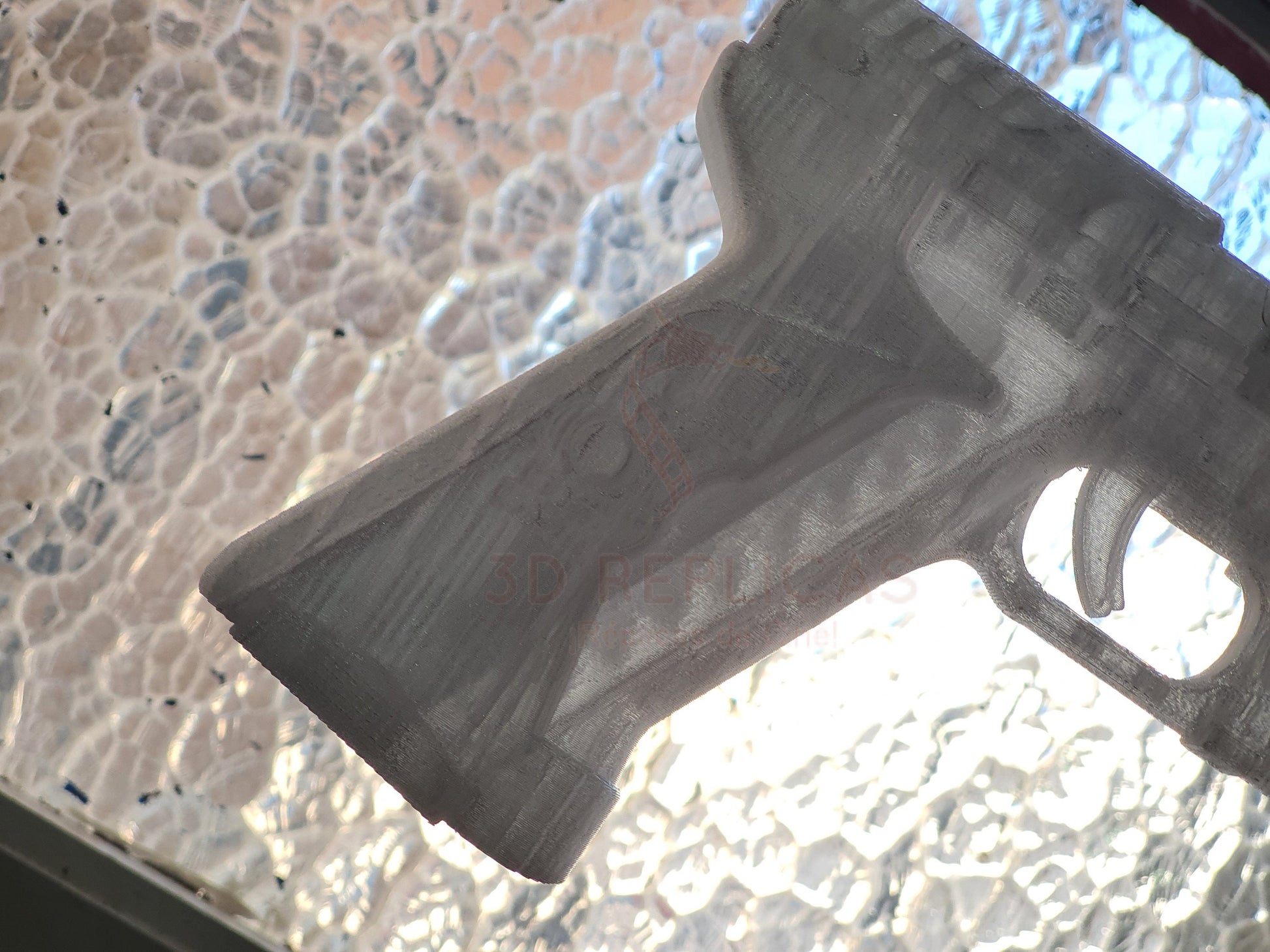 Ghost in the Shell Major's Thermoptic Pistol Blaster Gun Cosplay Prop Replica - CLEAR