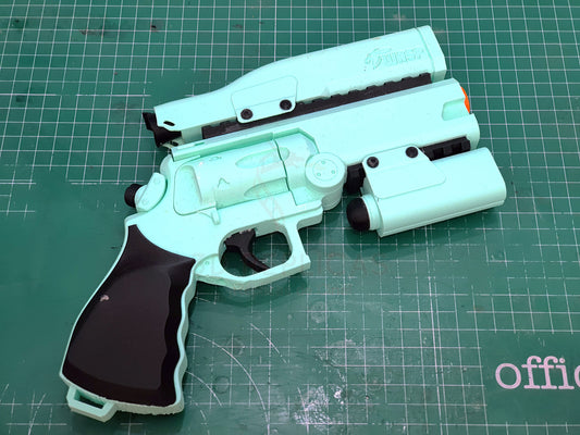 Avatar WASP Quaritch Revolver Prop Replica Gun Cosplay Pistol - by buissonland