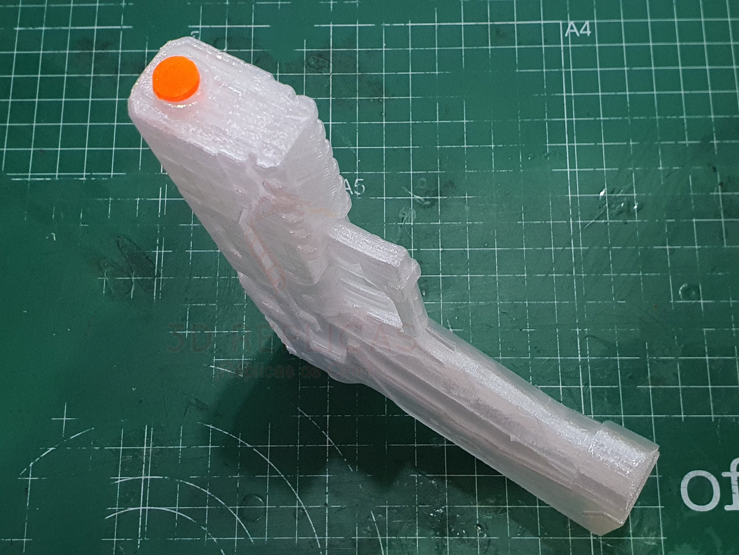 Ghost in the Shell Major's Thermoptic Pistol Blaster Gun Cosplay Prop Replica - CLEAR