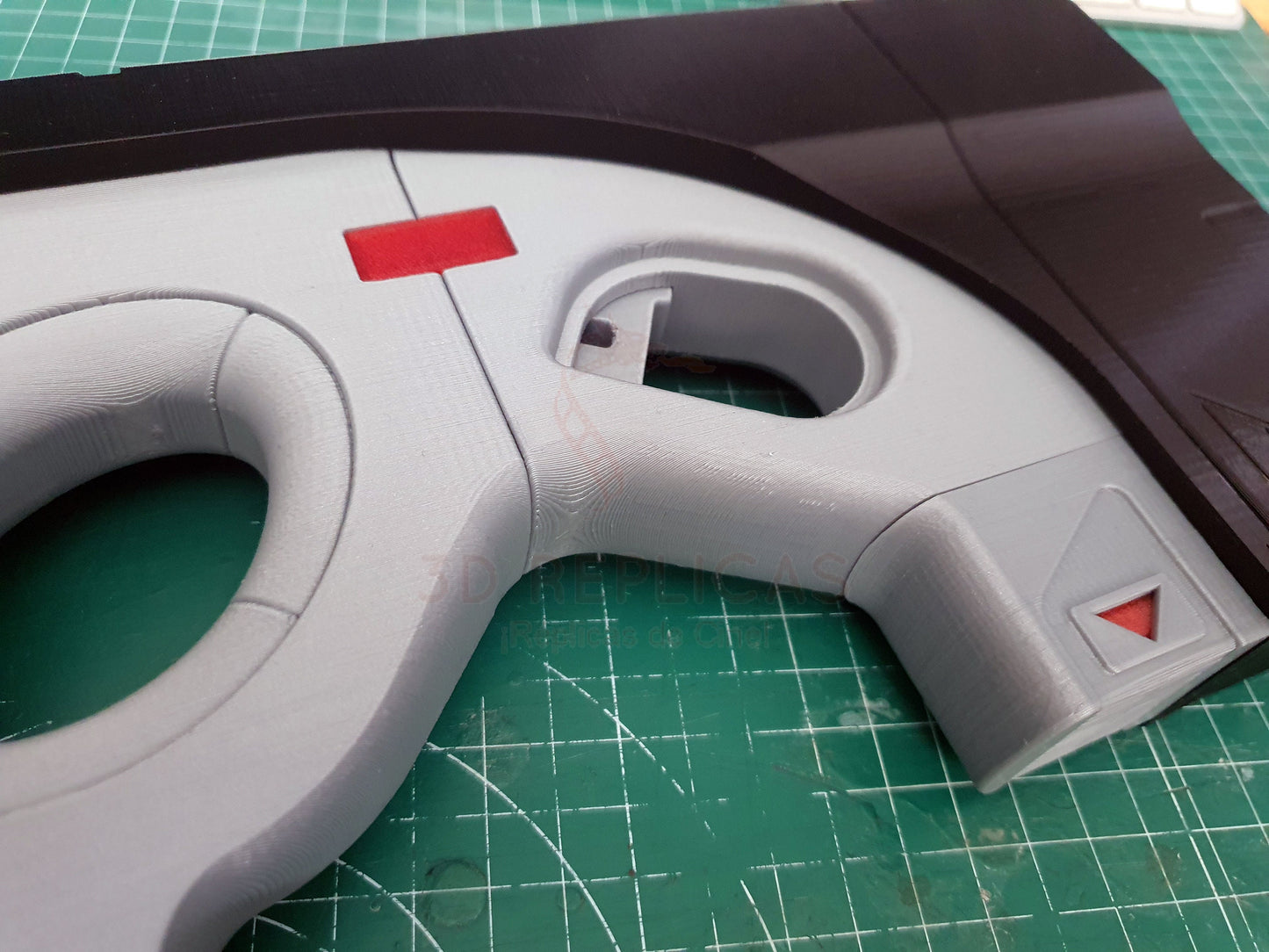 KIN Beam Pistol Prop Replica Blaster Gun Cosplay - by buissonland