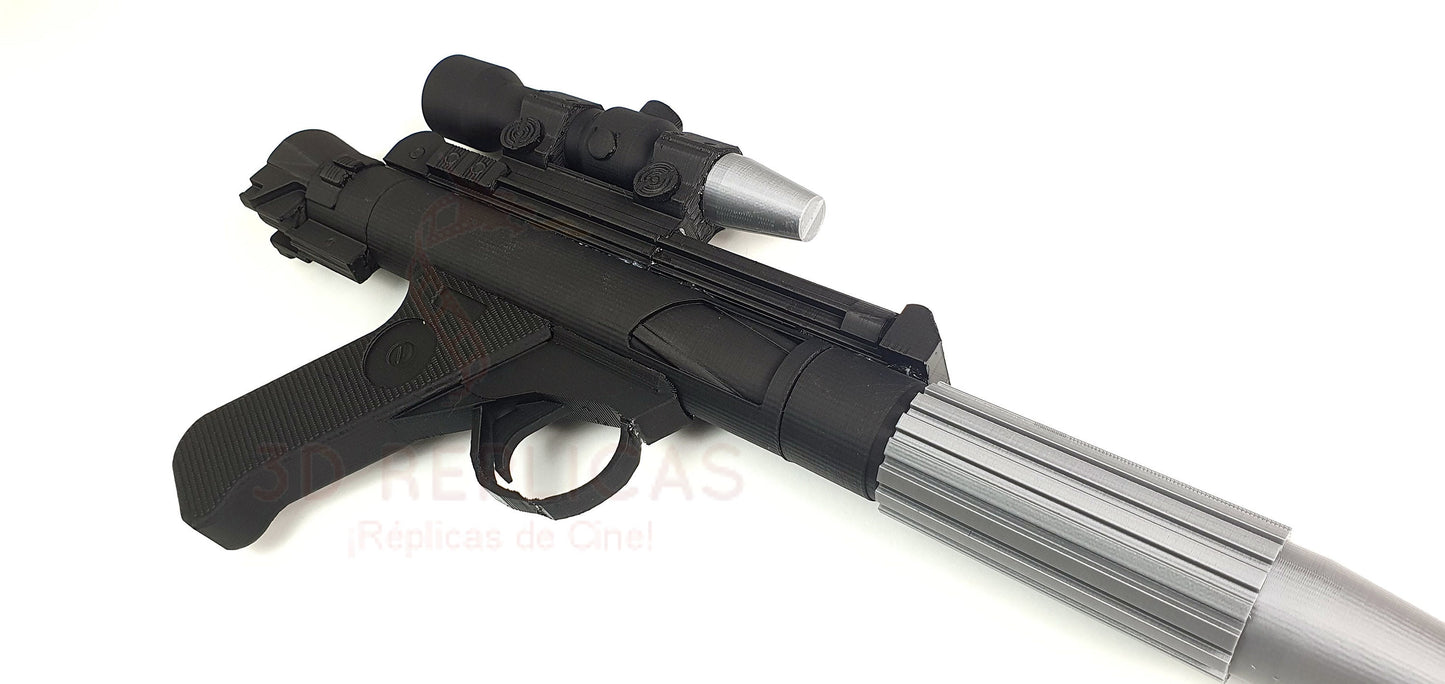 Star Wars DH-17 Rebel Blaster Prop Replica Carbine Rifle Cosplay Gun A New Hope Alderaann Forces