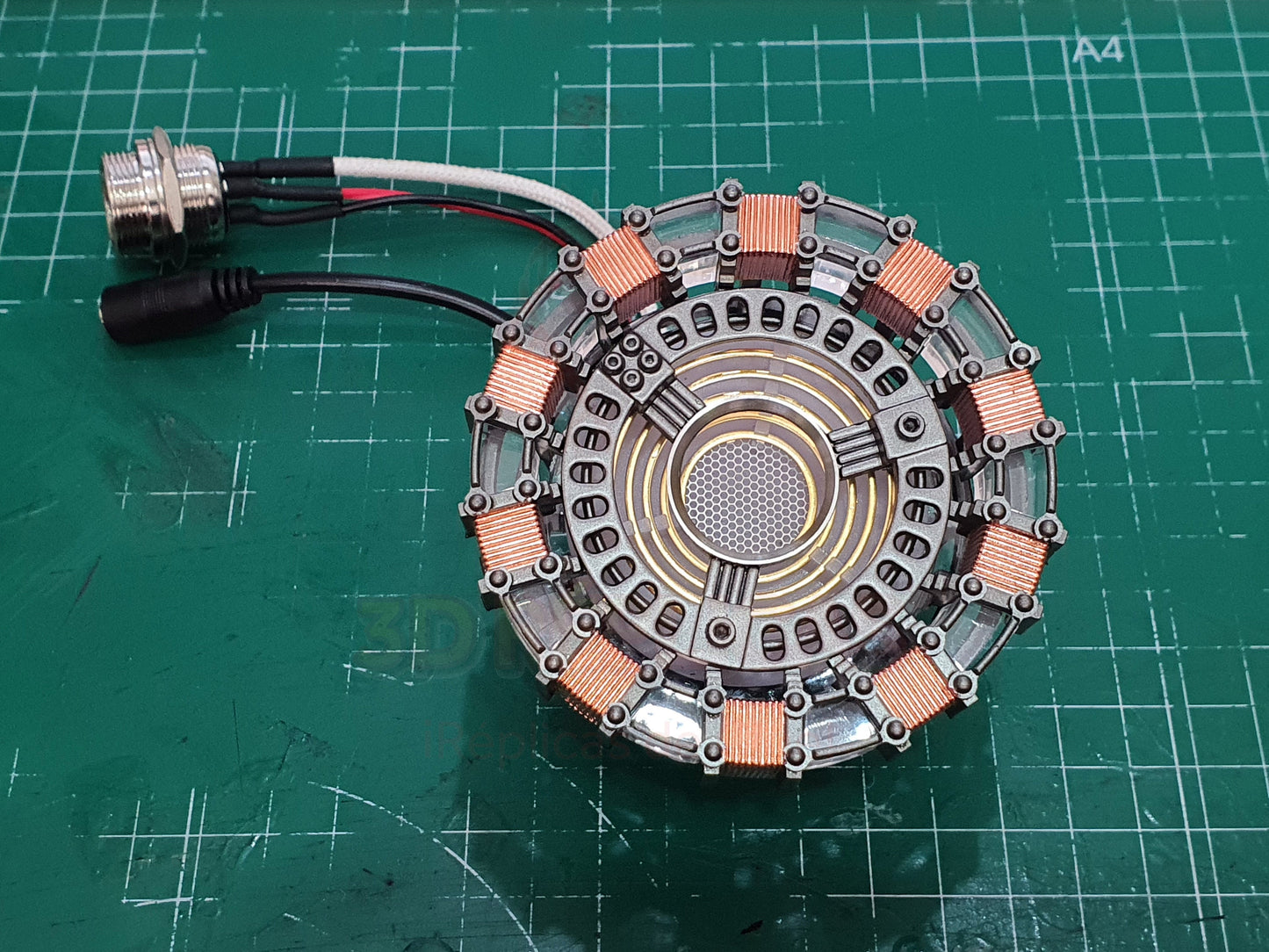 Iron Man Arc Reactor Prop Replica Tony Stark Has a Heart Cosplay - LIGHTS UP!