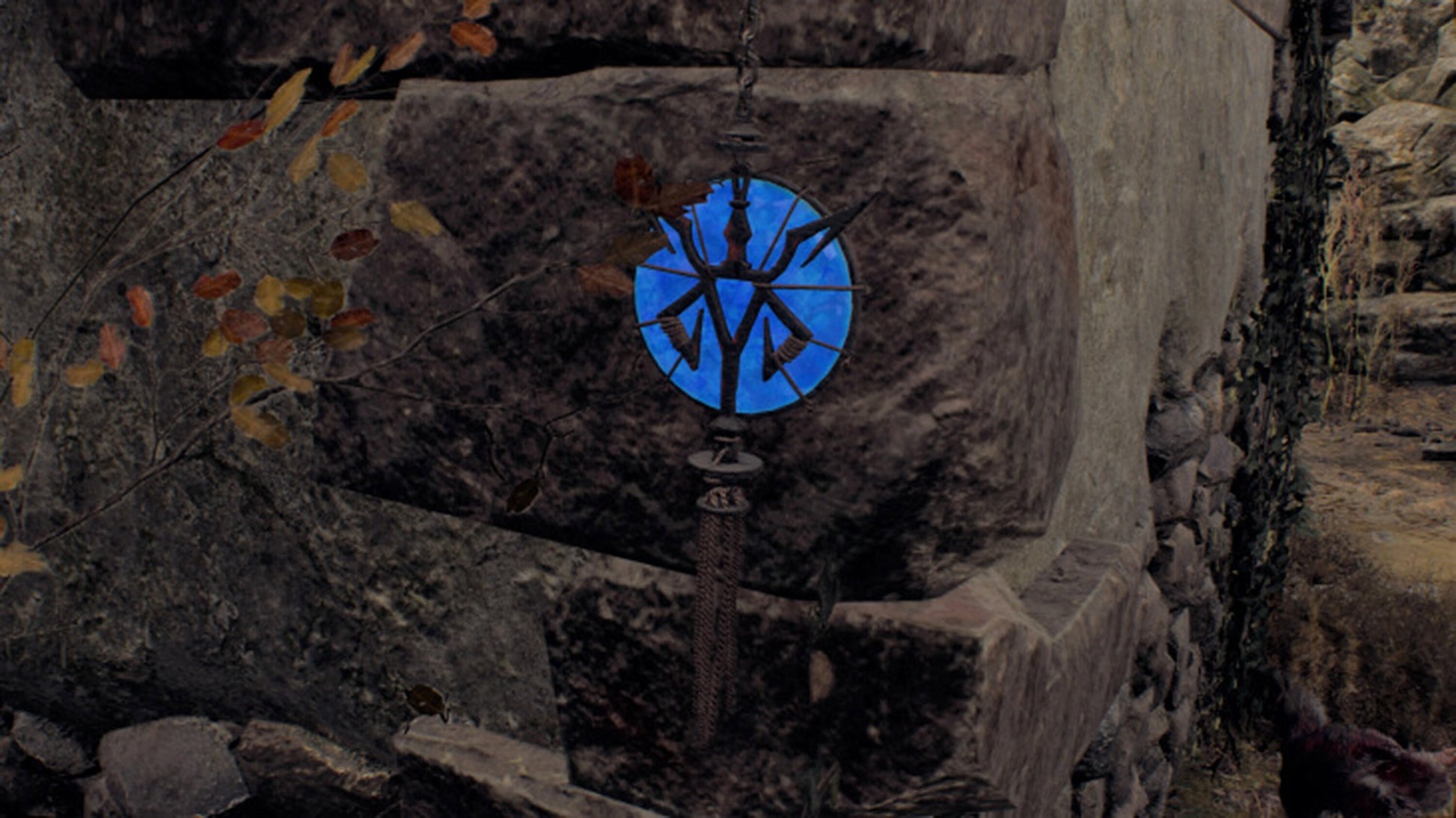 Resident Evil 4 Remake Blue Medallion Prop Replica Illuminated Cosplay Plague