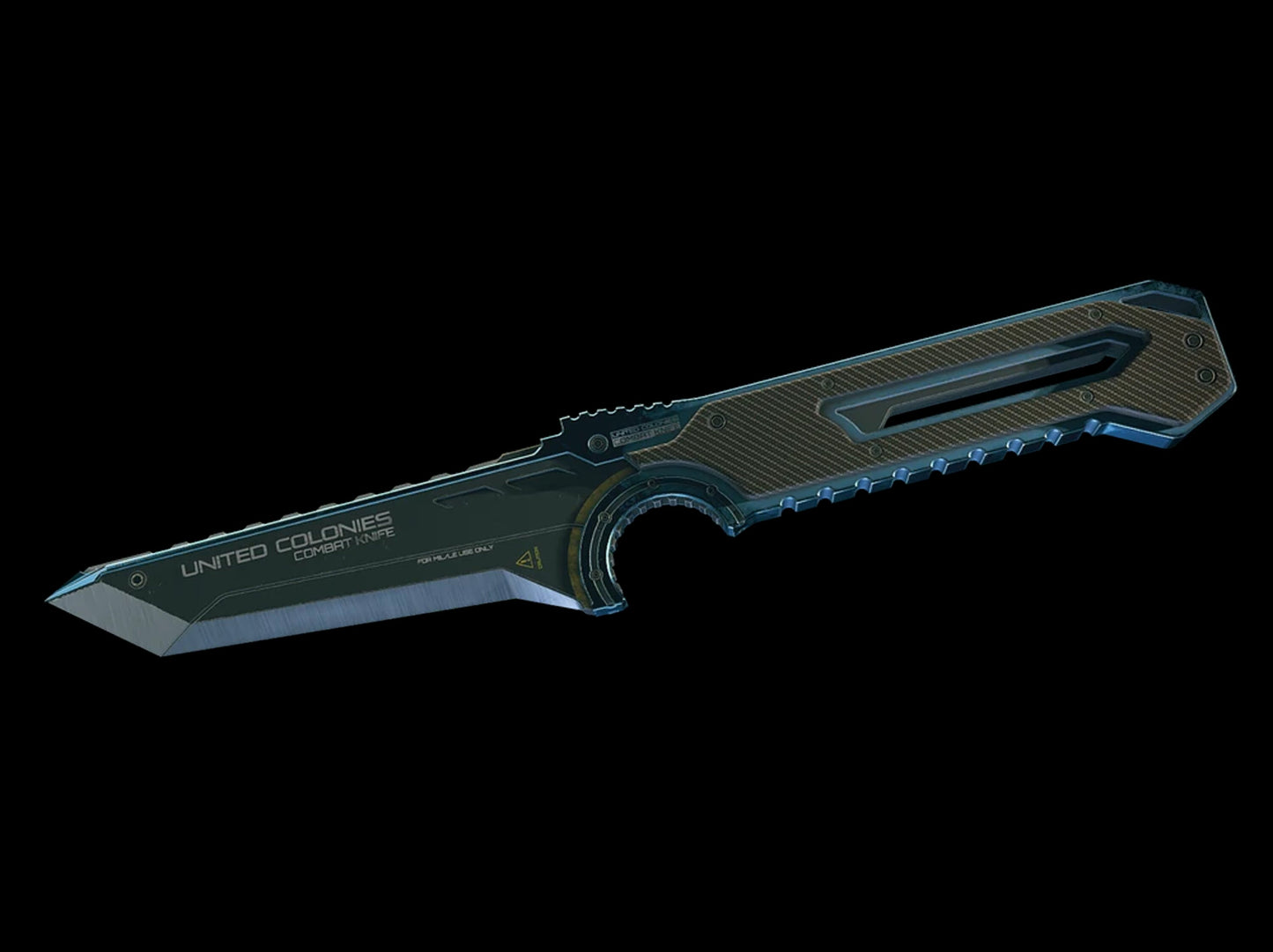 Starfield Combat Knife Prop Replica Stealth Weapon - by DreamOfProps