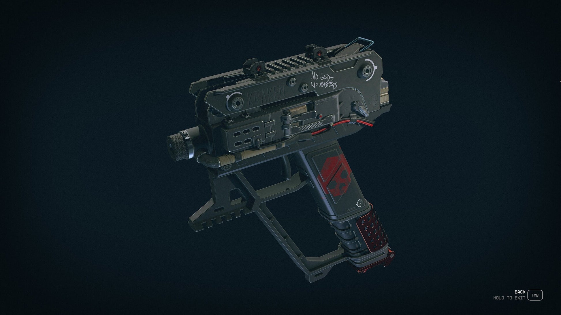Starfield KRAKEN Pistol Prop Replica Blaster Gun - by DreamOfProps