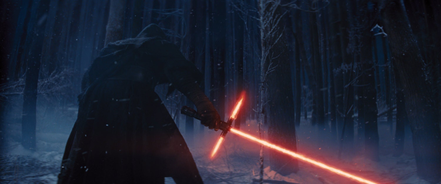 Kylo Ren Lightsaber Star Wars TFA Force Awakens Sable de Luz Espada Episodio VIII - El Despertar de la Fuerza