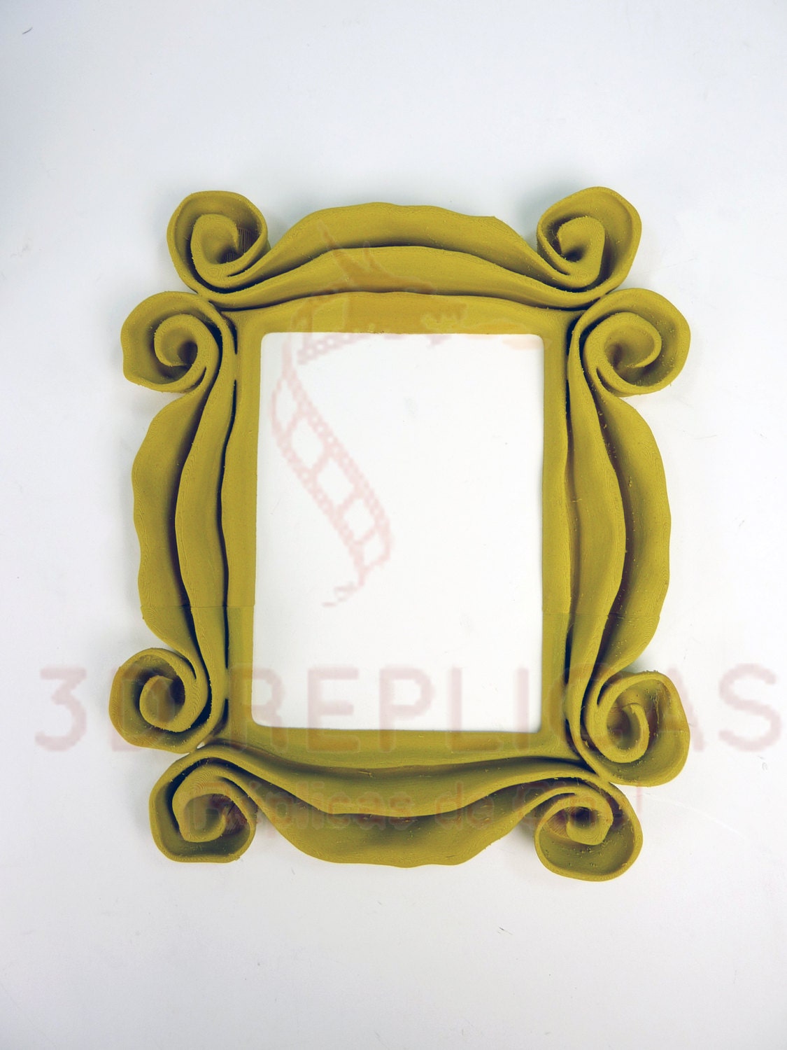 FRIENDS Yellow Peephole Frame Monica's Appartment Marco Fotos Apartamento - REAL Willow WOOD!