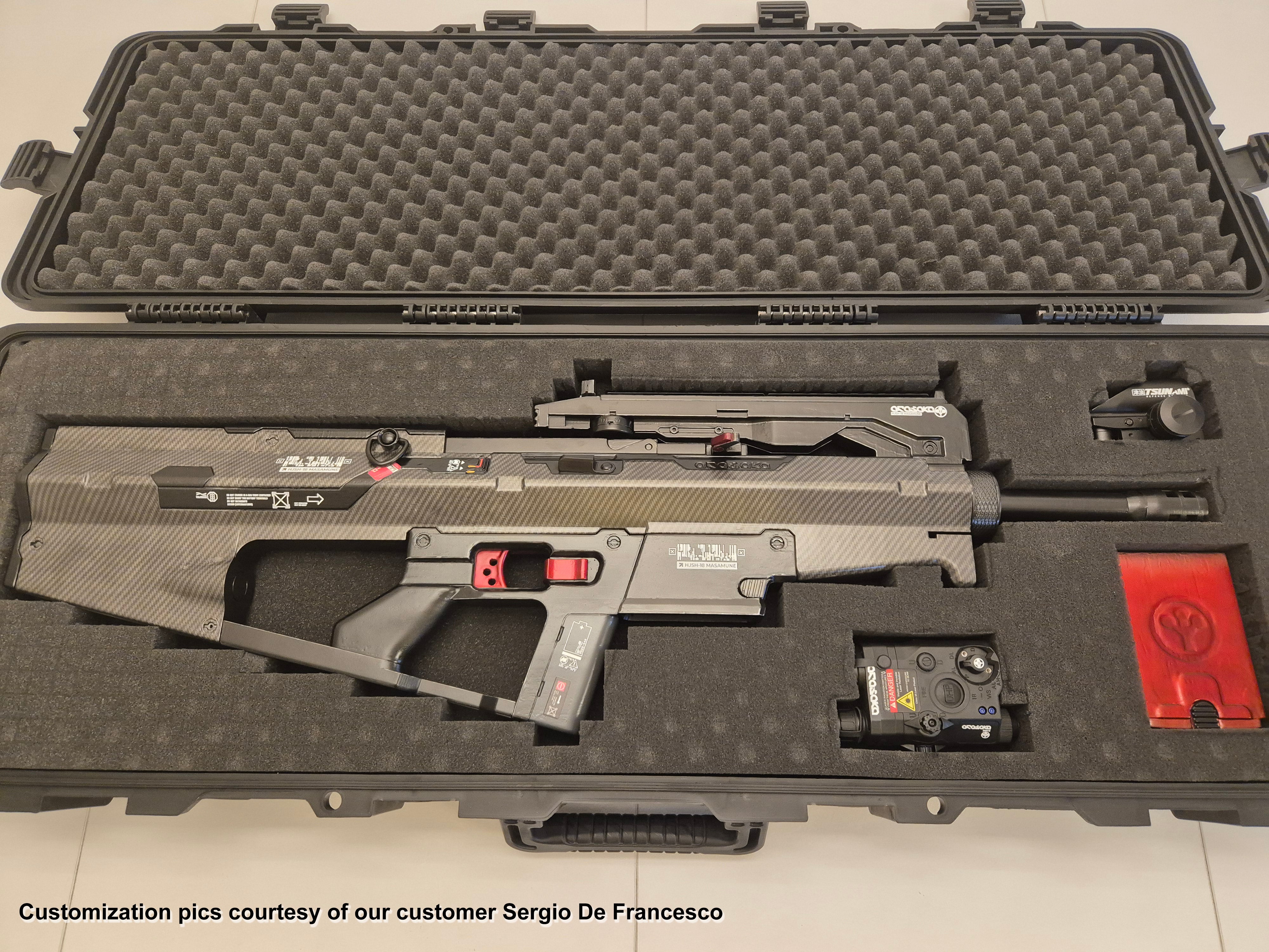 Cyberpunk 2077 Arasaka HJSH-18 Masamune Assault Rifle Prop Replica