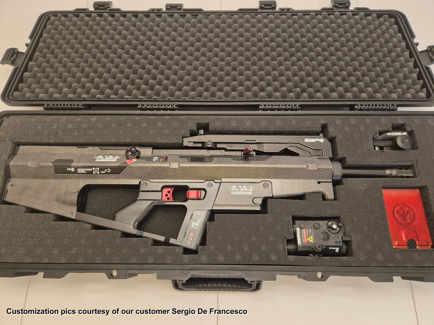 Cyberpunk 2077 Arasaka HJSH-18 Masamune Assault Rifle Prop Replica Gun Weapon  - by buissonland