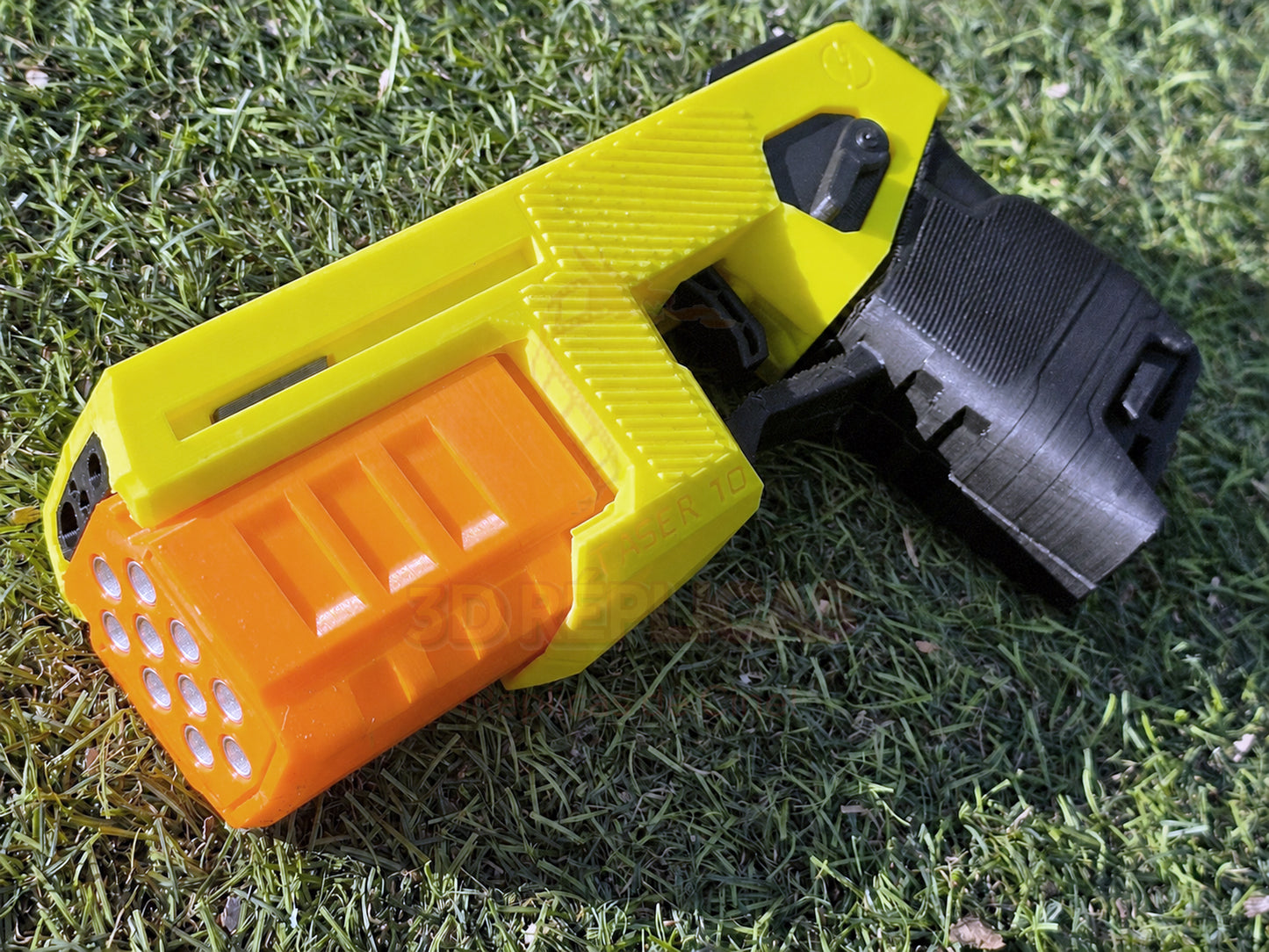 Réplica de utilería de pistola Taser 7 para cosplay - AMARILLO