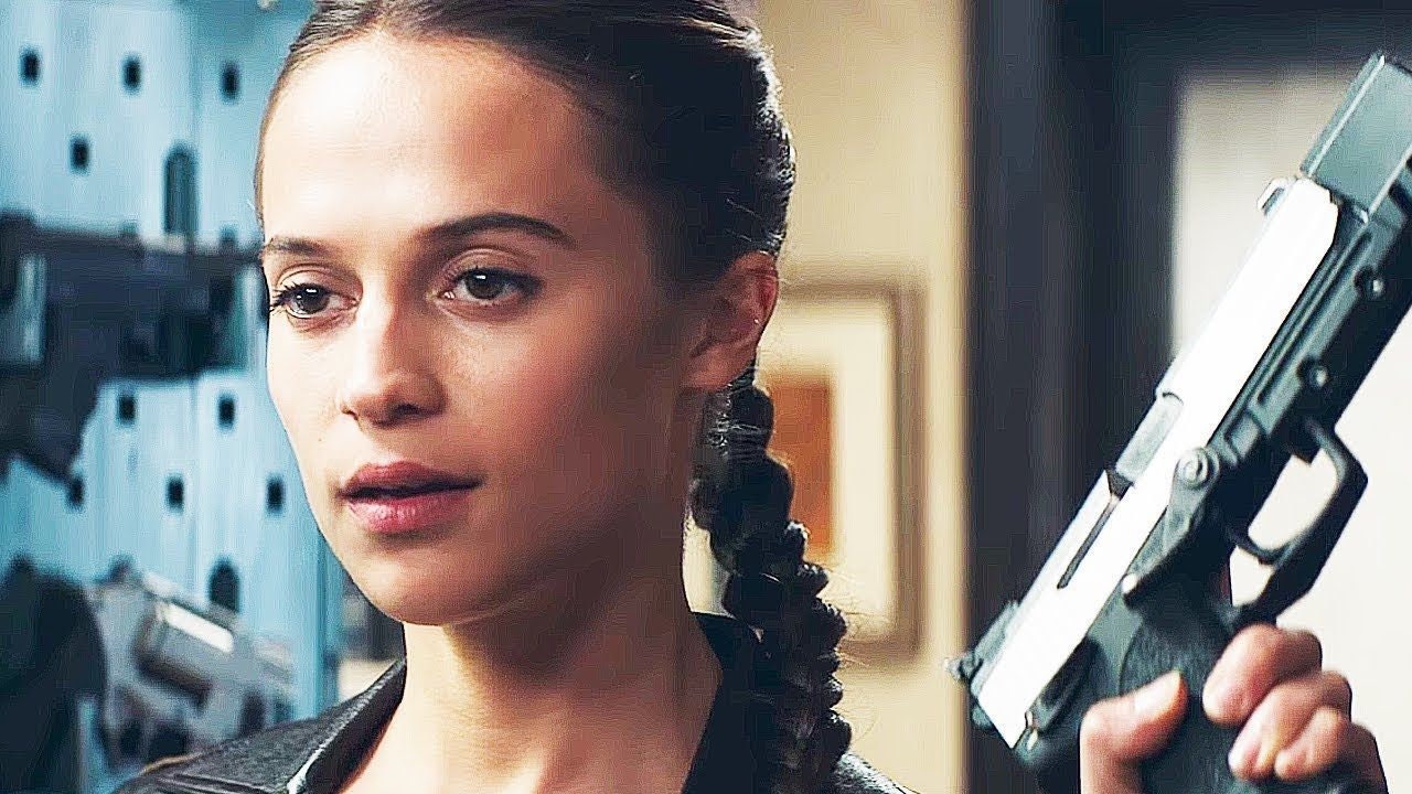 Tomb Raider Lara Croft H&K USP Match Pistol Gun Prop Replica Alicia Vikander Cosplay