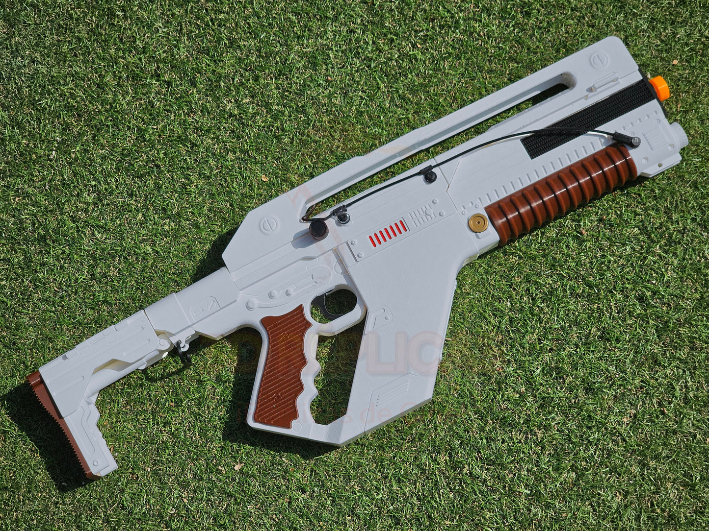 Alien Romulus F44AA Pulse Rifle *UNIBODY VERSION* Prop Replica Rain Carradine Cailee Spaeny Cosplay - by DreamOfProps