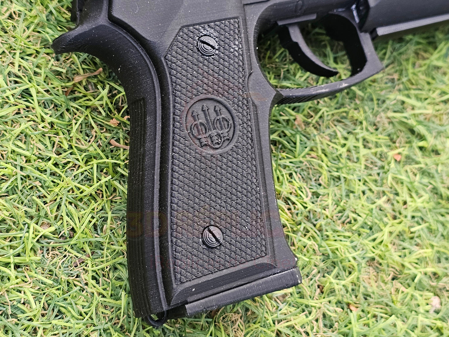 TimeCop Beretta Gun / Nick Fury Agent of S.H.I.E.L.D. Pistol Cosplay Prop Replica - by DreamOfProps