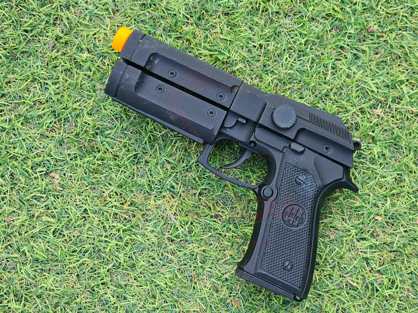 TimeCop Beretta Gun / Nick Fury Agent of S.H.I.E.L.D. Pistol Cosplay Prop Replica - by DreamOfProps