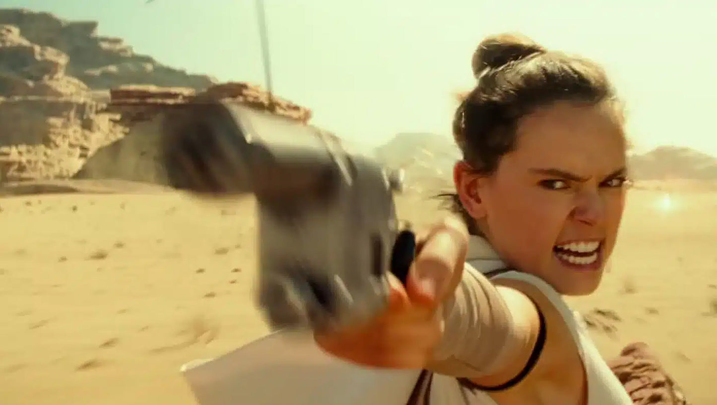 Star Wars Rey Skywalker Blaster LPA NN-14 Pistol Gun Daisy Ridley Cosplay Prop Replica Episode VIII Force Awakens