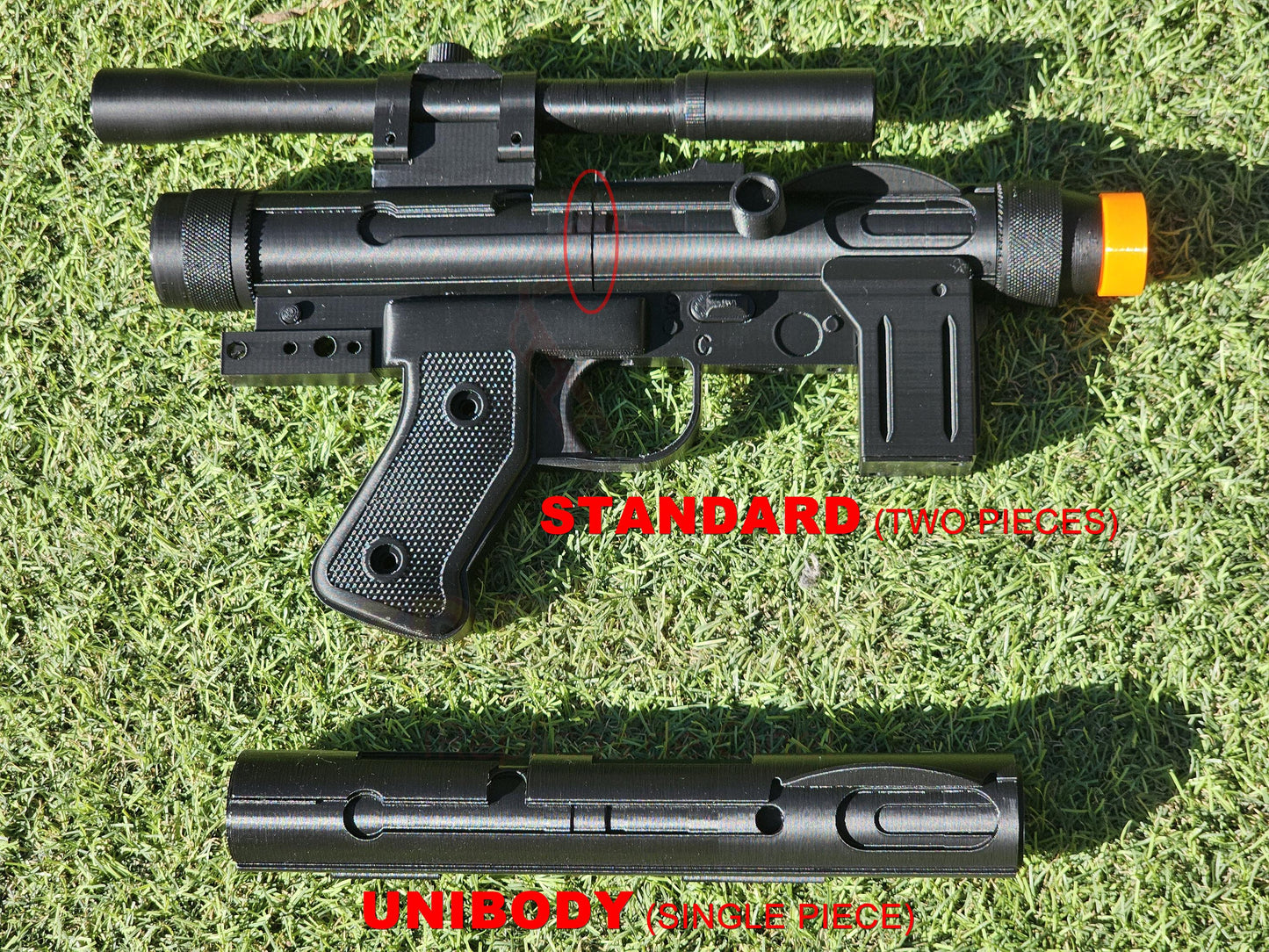 Star Wars SE-14r Death Trooper Blaster UNIBODY Version Cosplay Gun Pistol