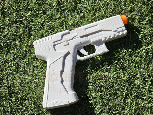 Ghost in the Shell Major's Thermoptic Pistol Blaster Gun Cosplay Prop Replica - WHITE