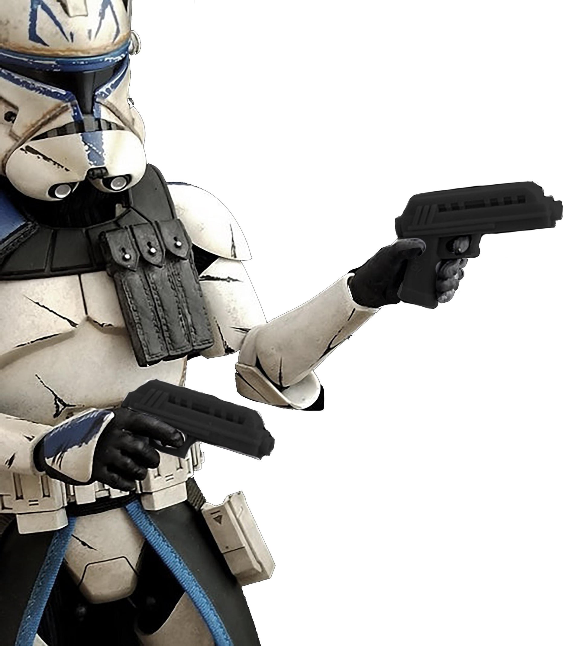 Star Wars DC-17 Clone Trooper Blaster Holster Pistol Cosplay Prop Replica Sheath