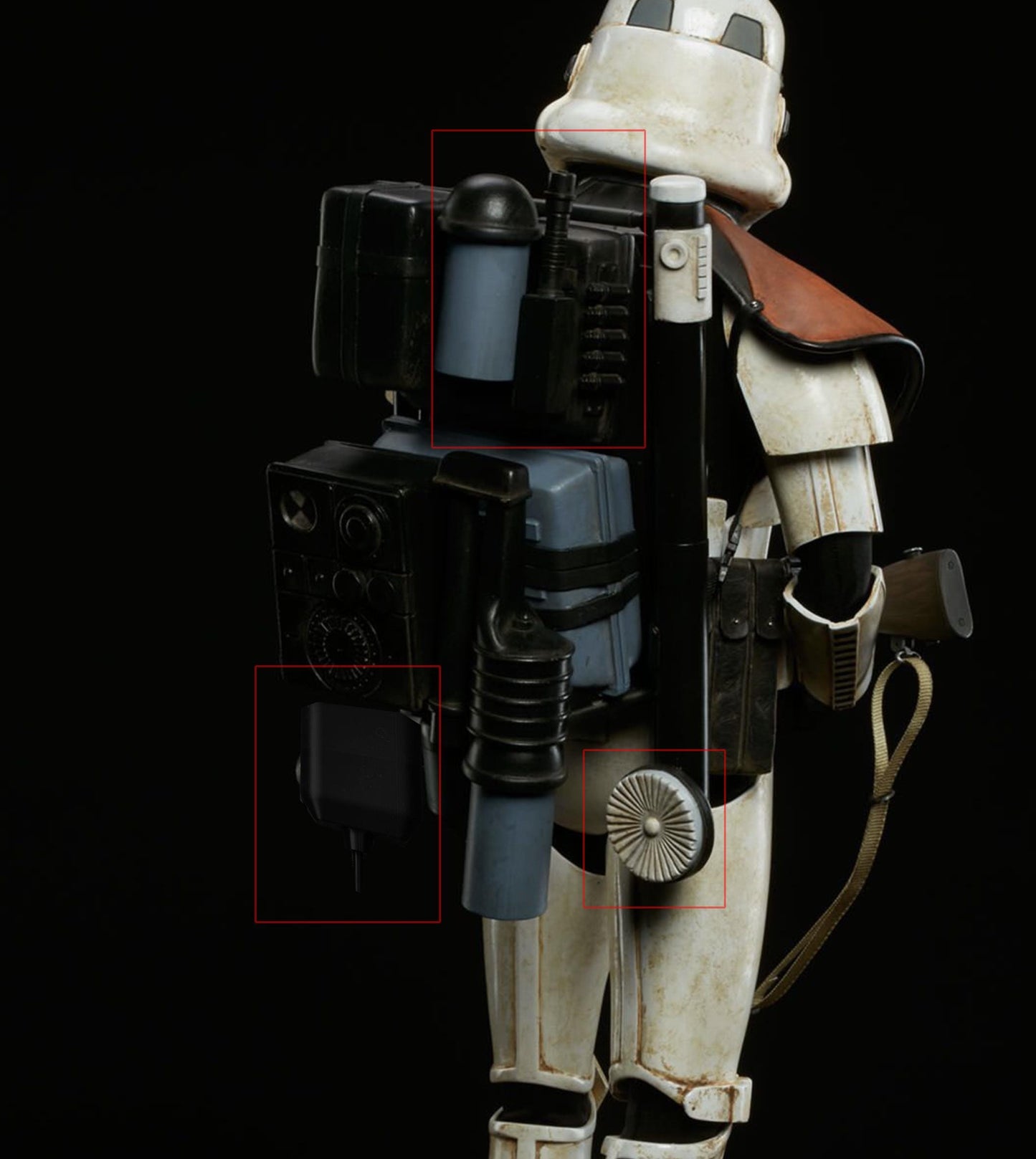 Star Wars Sandtrooper Backpack Radar Dish Sting Exhaust Kit Cosplay Prop Replica