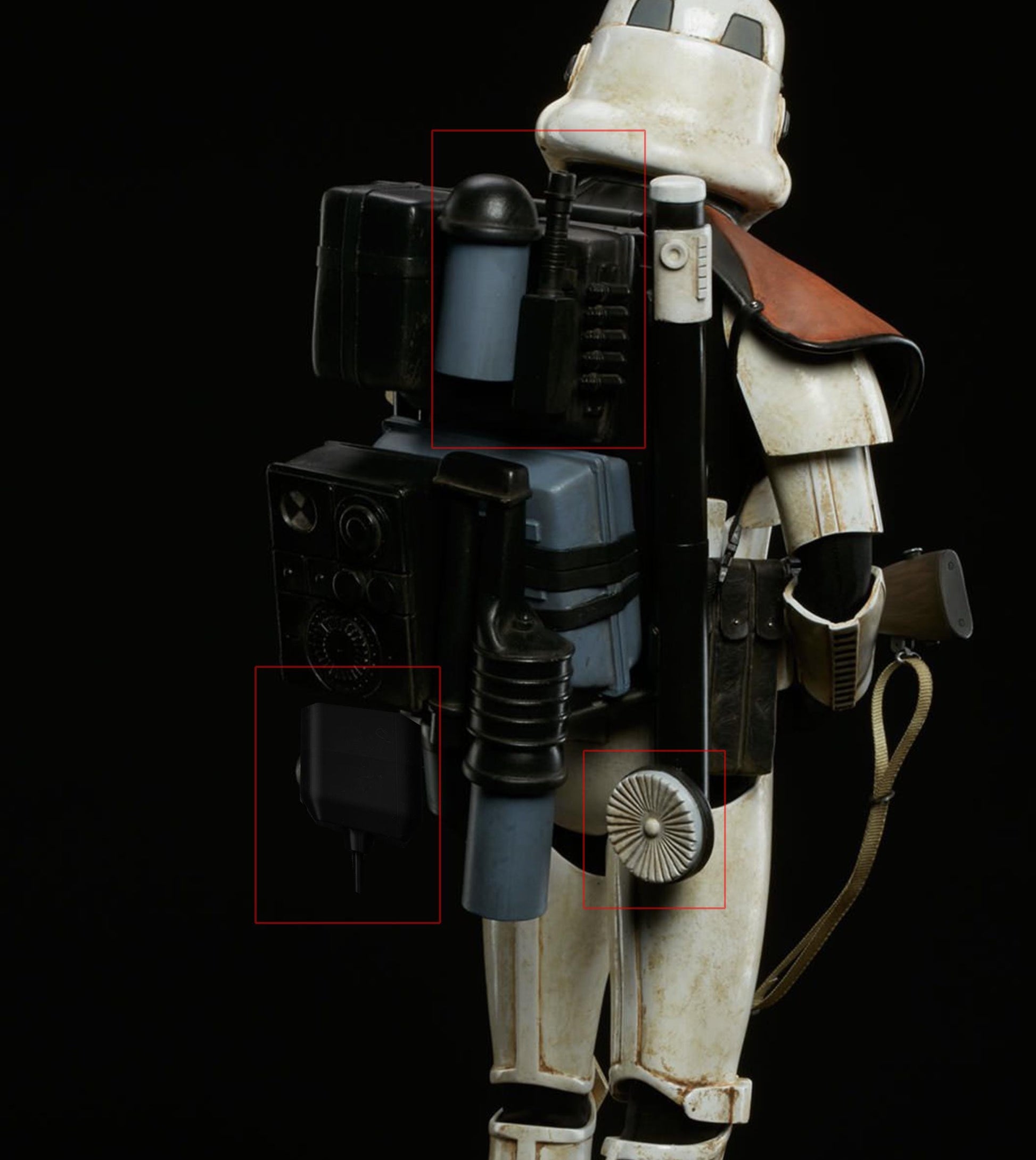 Star Wars Sandtrooper Backpack Radar Dish Sting Exhaust Kit Cosplay Prop Replica