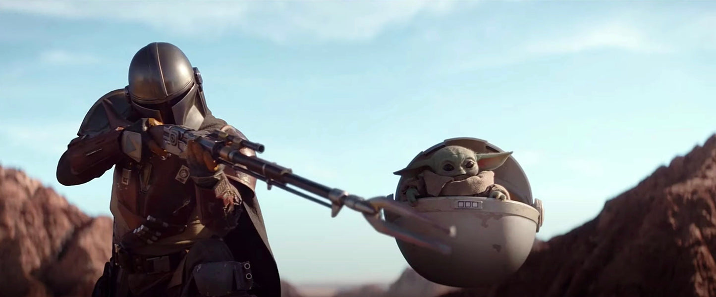Star Wars The Mandalorian Amban Phase-Pulse Rifle Din Djarin Sniper Blaster Cosplay Prop Replica Gun Pedro Pascal