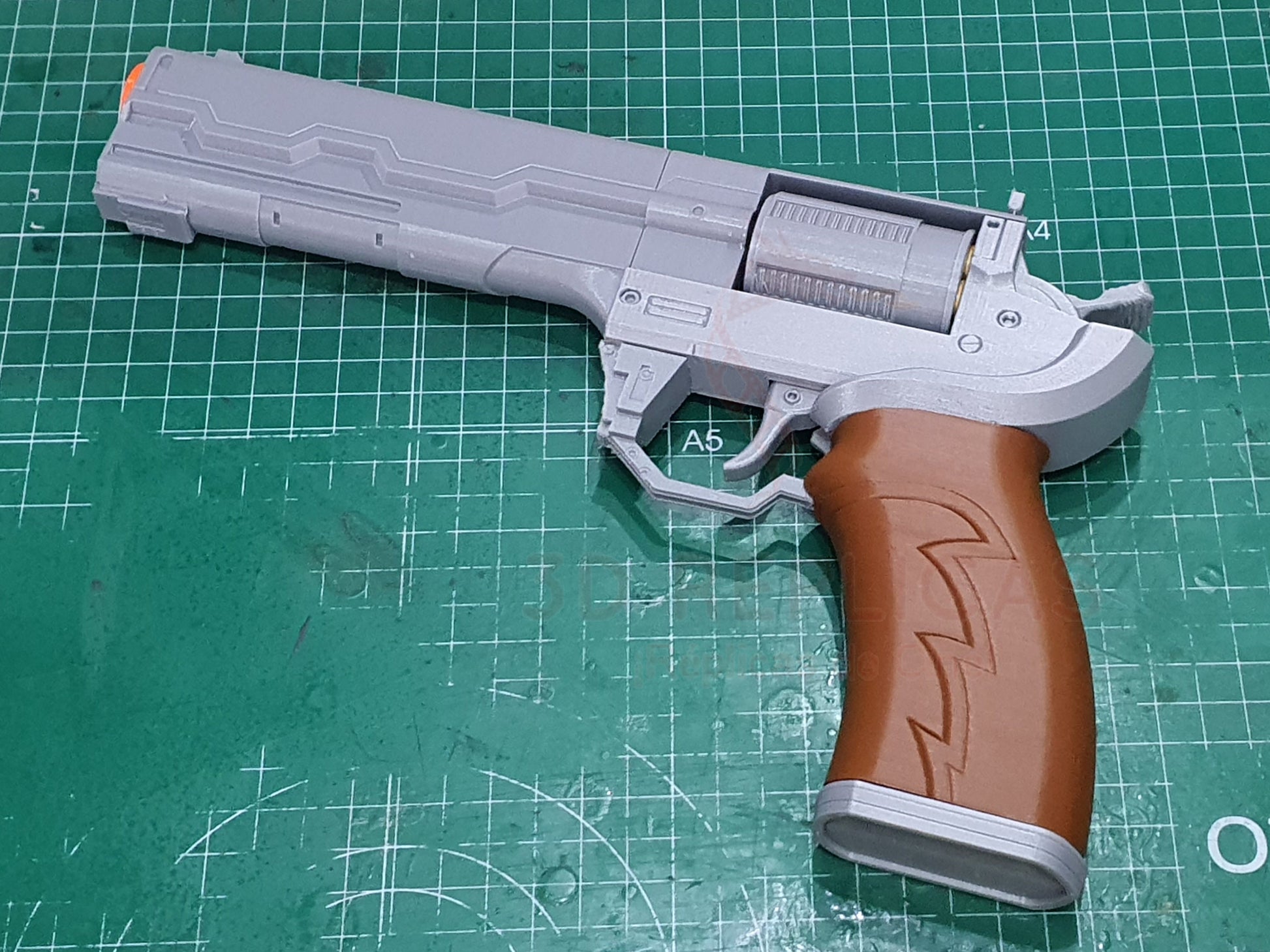 Cyberpunk 2077 Hero Revolver Prop Replica Gun Pistol - by buissonland