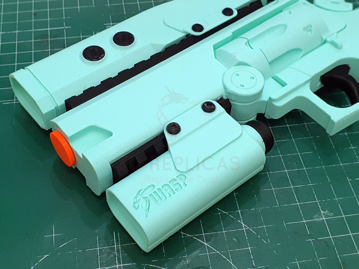 Avatar WASP Quaritch Revolver Prop Replica Gun Cosplay Pistol - by buissonland
