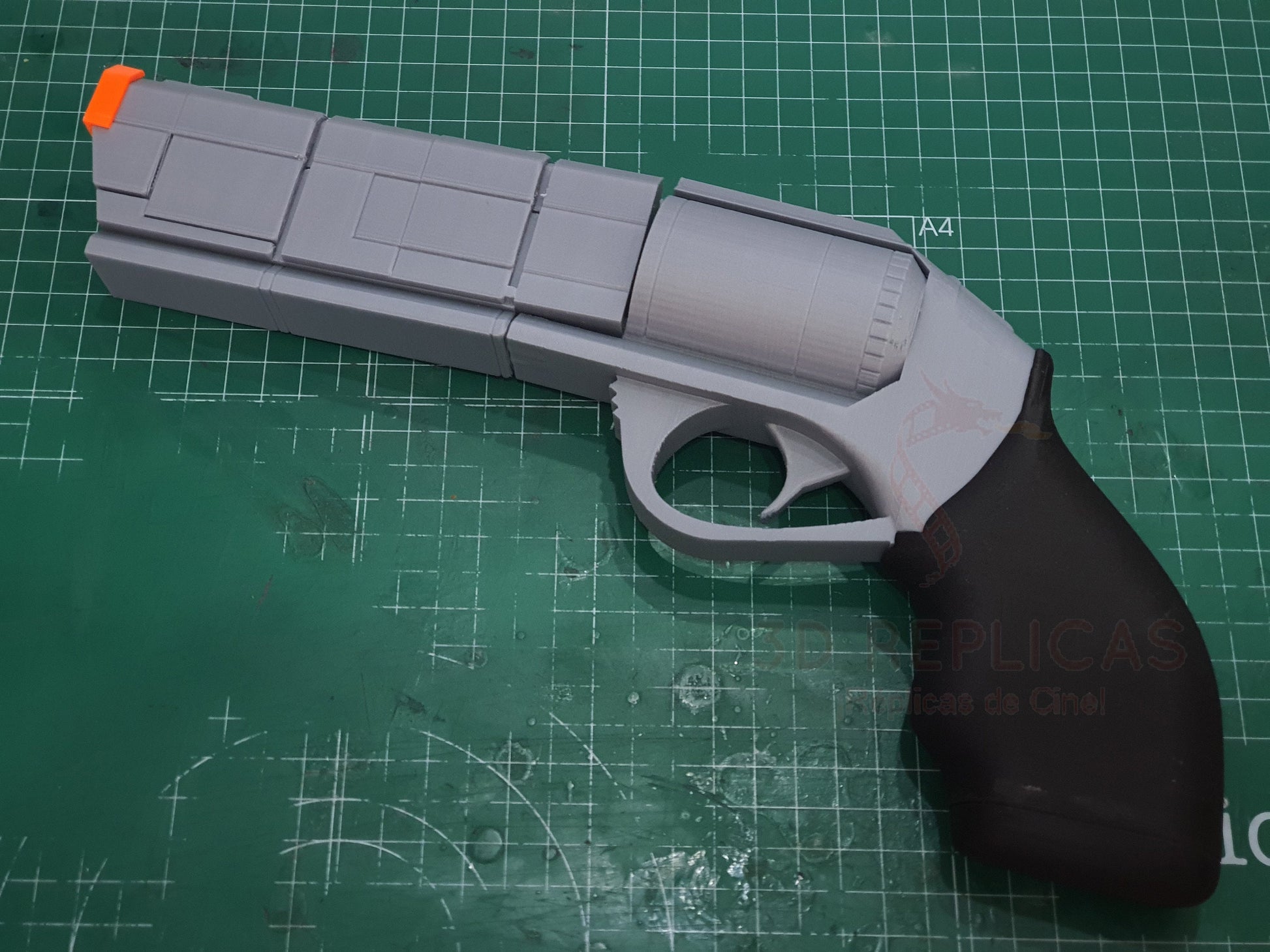 Control Hero Gun Service Pistol Cosplay Prop Replica OPEN & CLOSED versions! - by buissonland